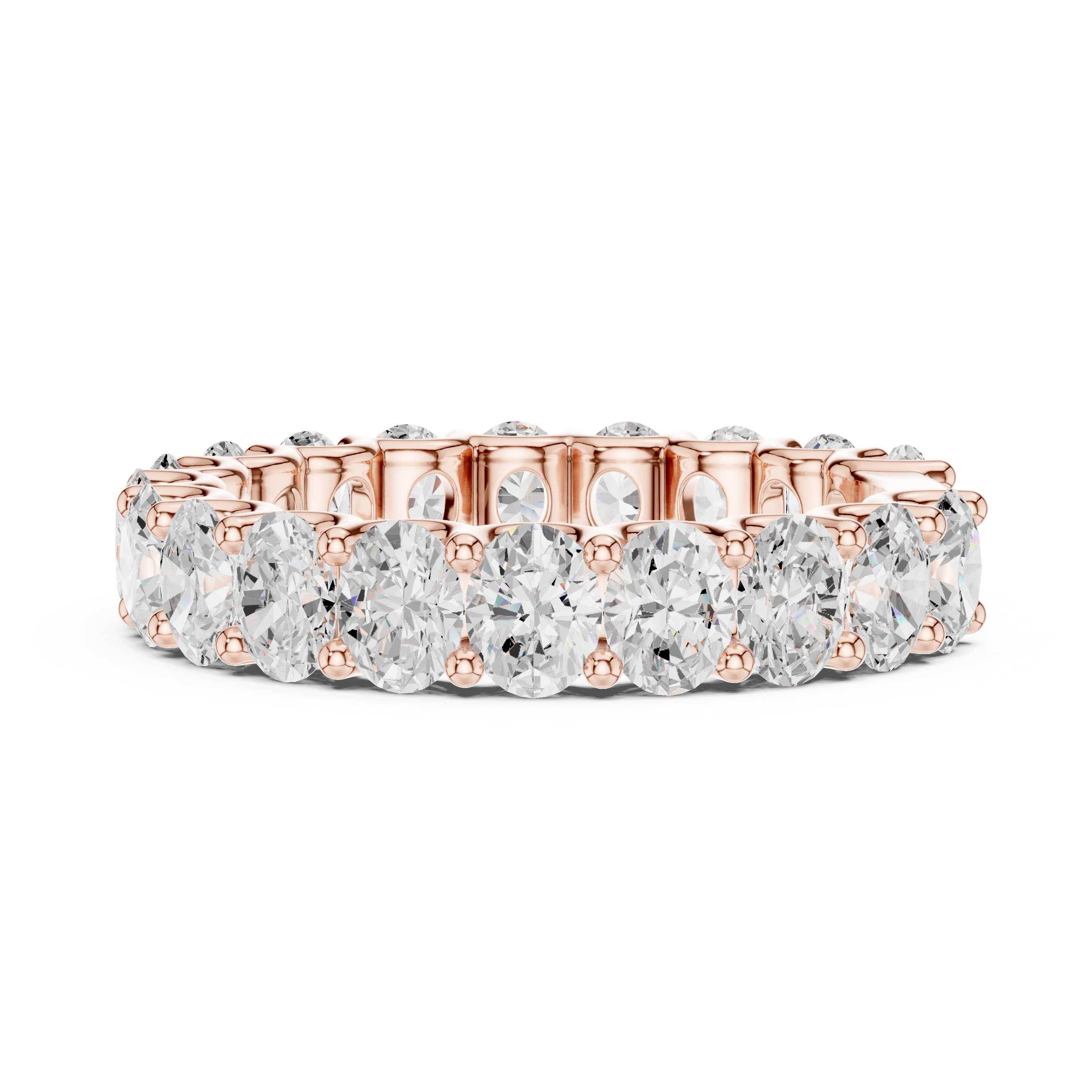 Oval Diamond Eternity Ring