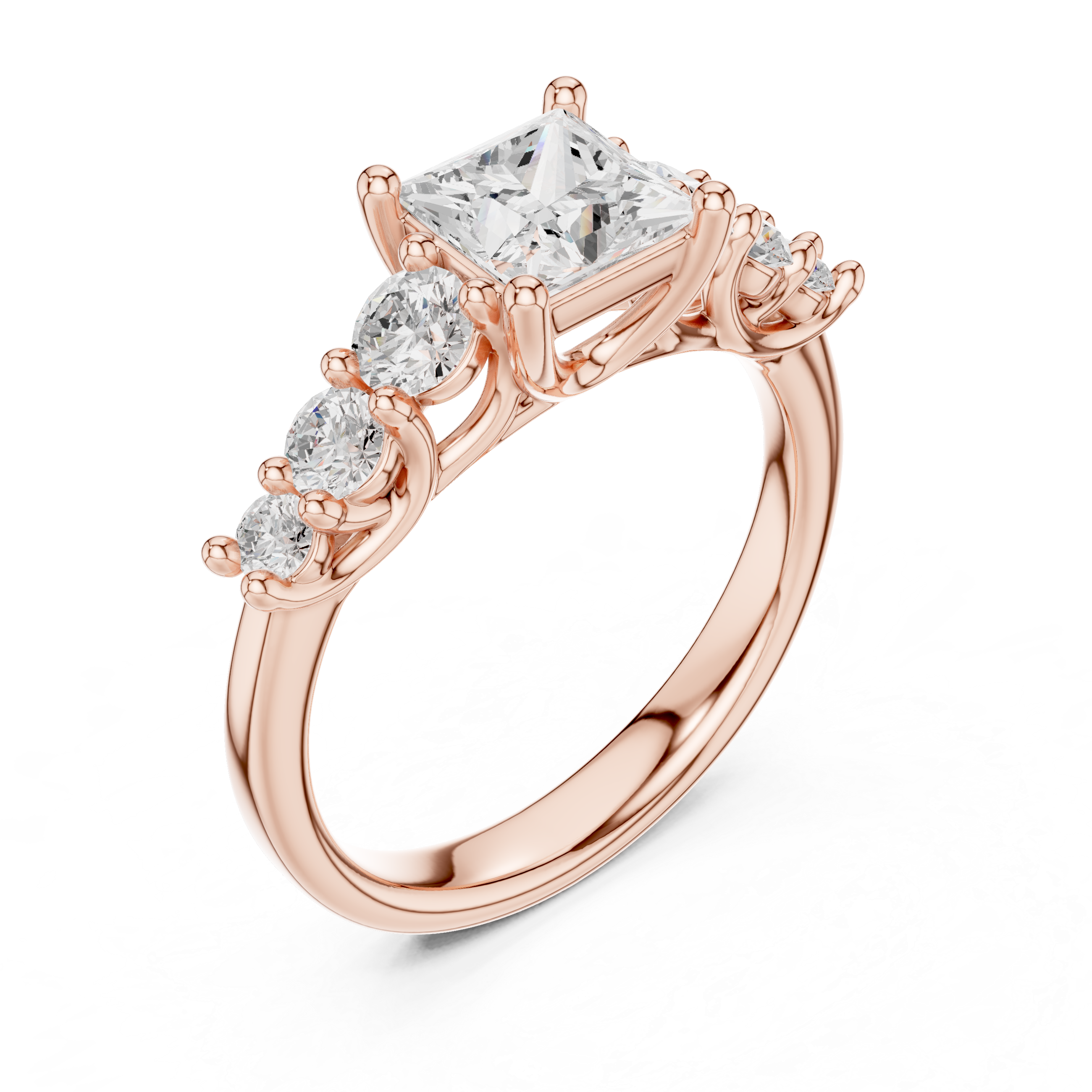Princess Cut Diamond Engagement Ring