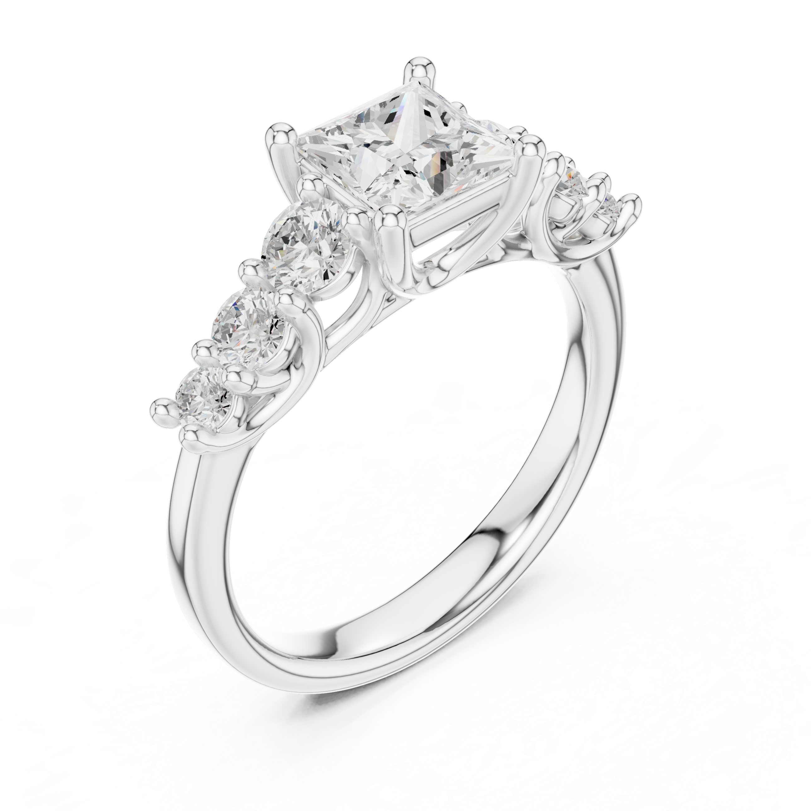 Princess Cut Diamond Engagement Ring