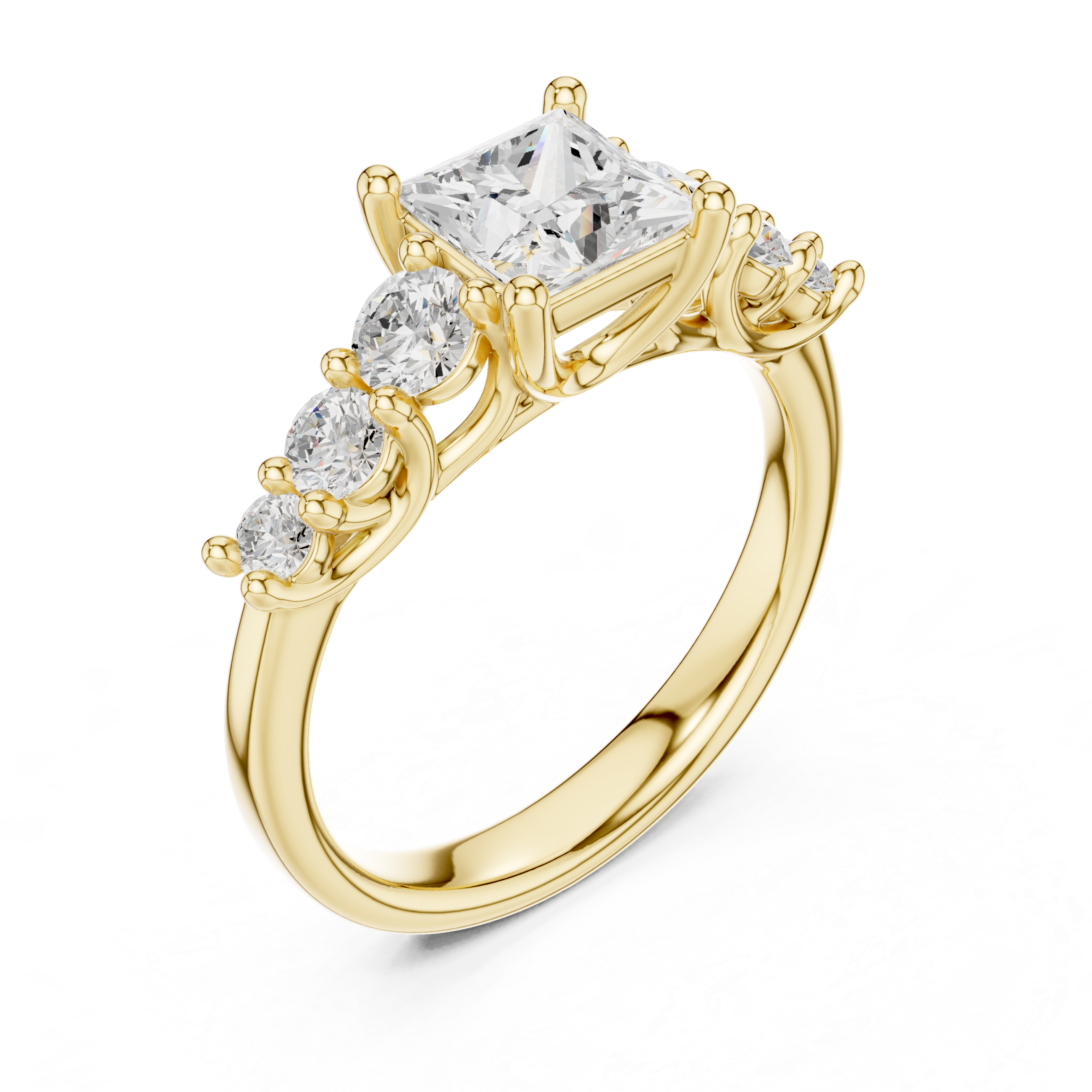 Princess Cut Diamond Engagement Ring