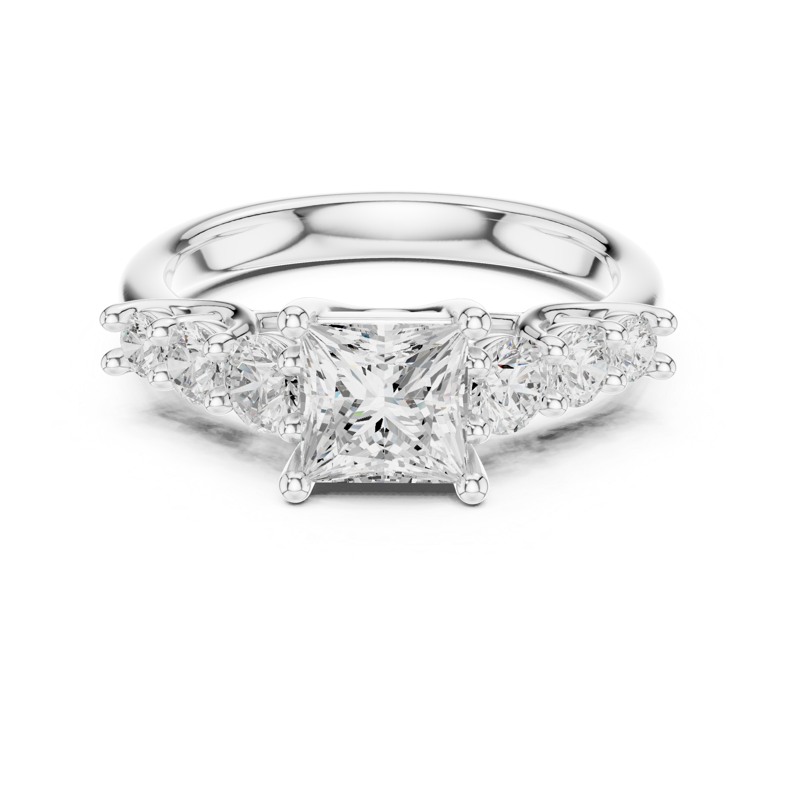 Princess Cut Diamond Engagement Ring