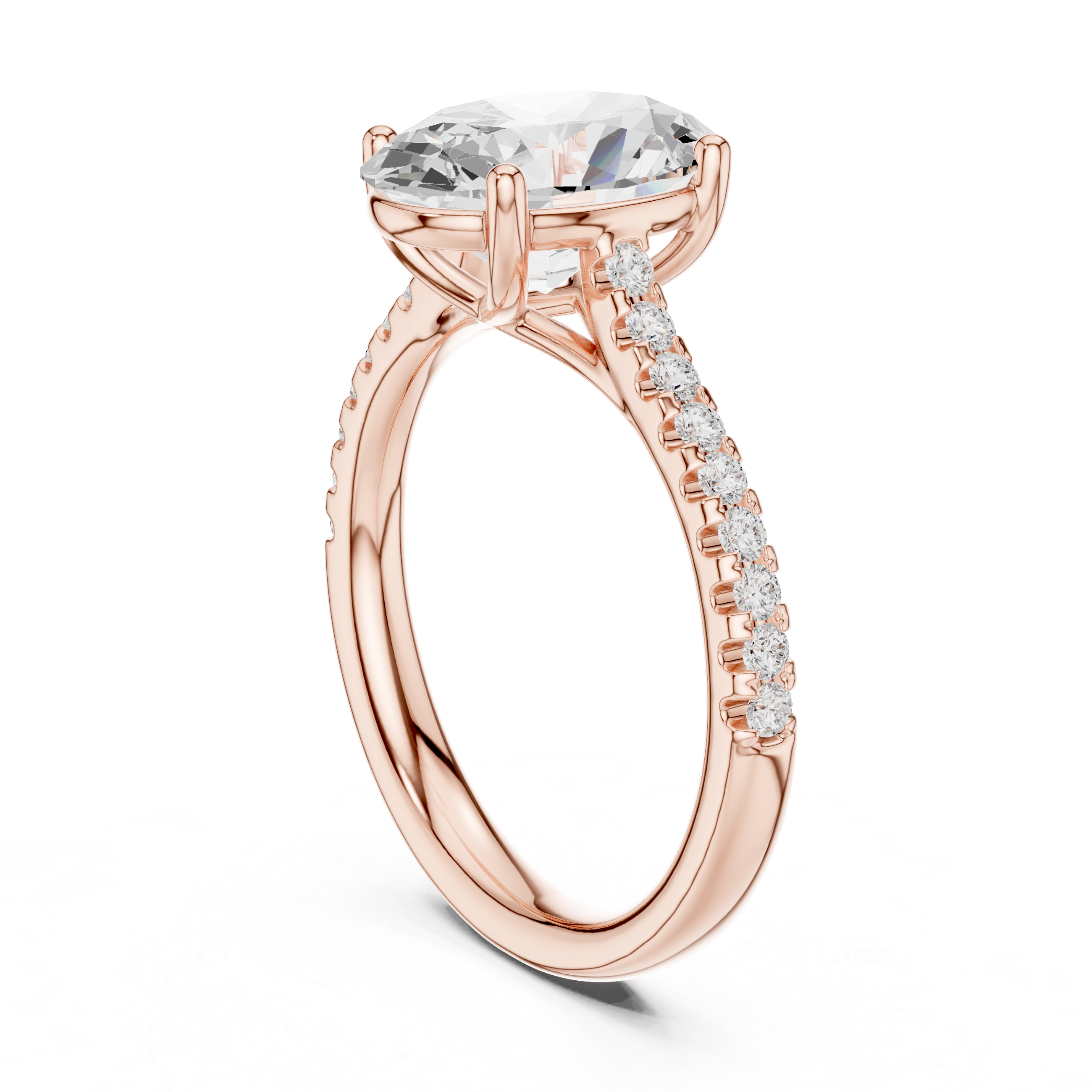 Oval Cut Solitaire Engagement Ring