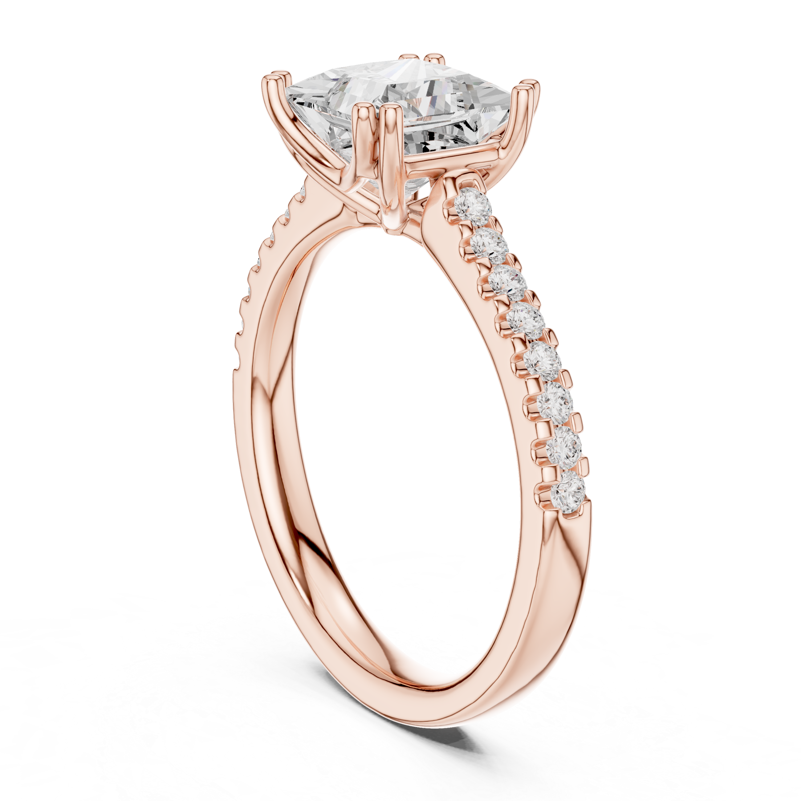 Princess Cut Solitaire Engagement Ring