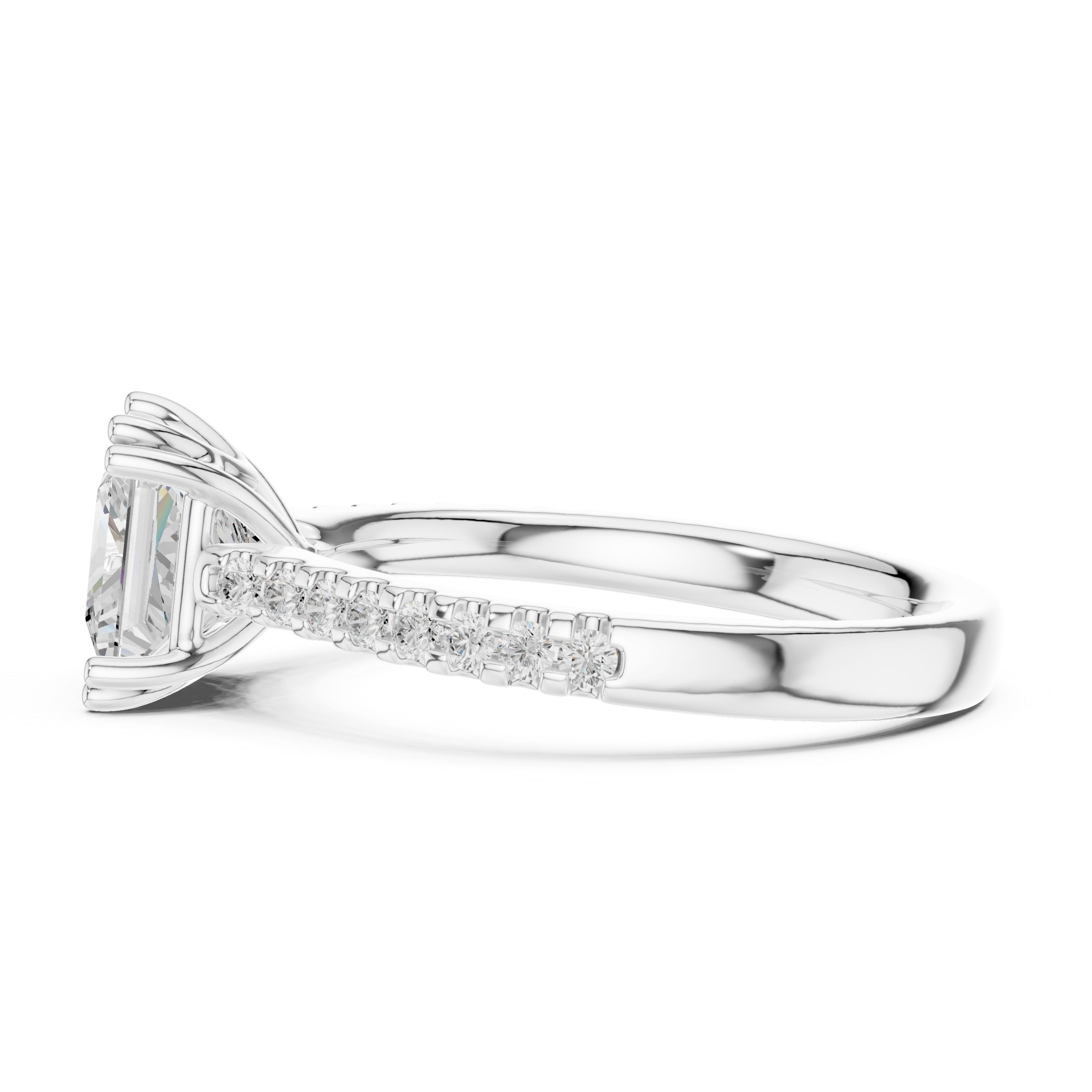 Princess Cut Solitaire Engagement Ring