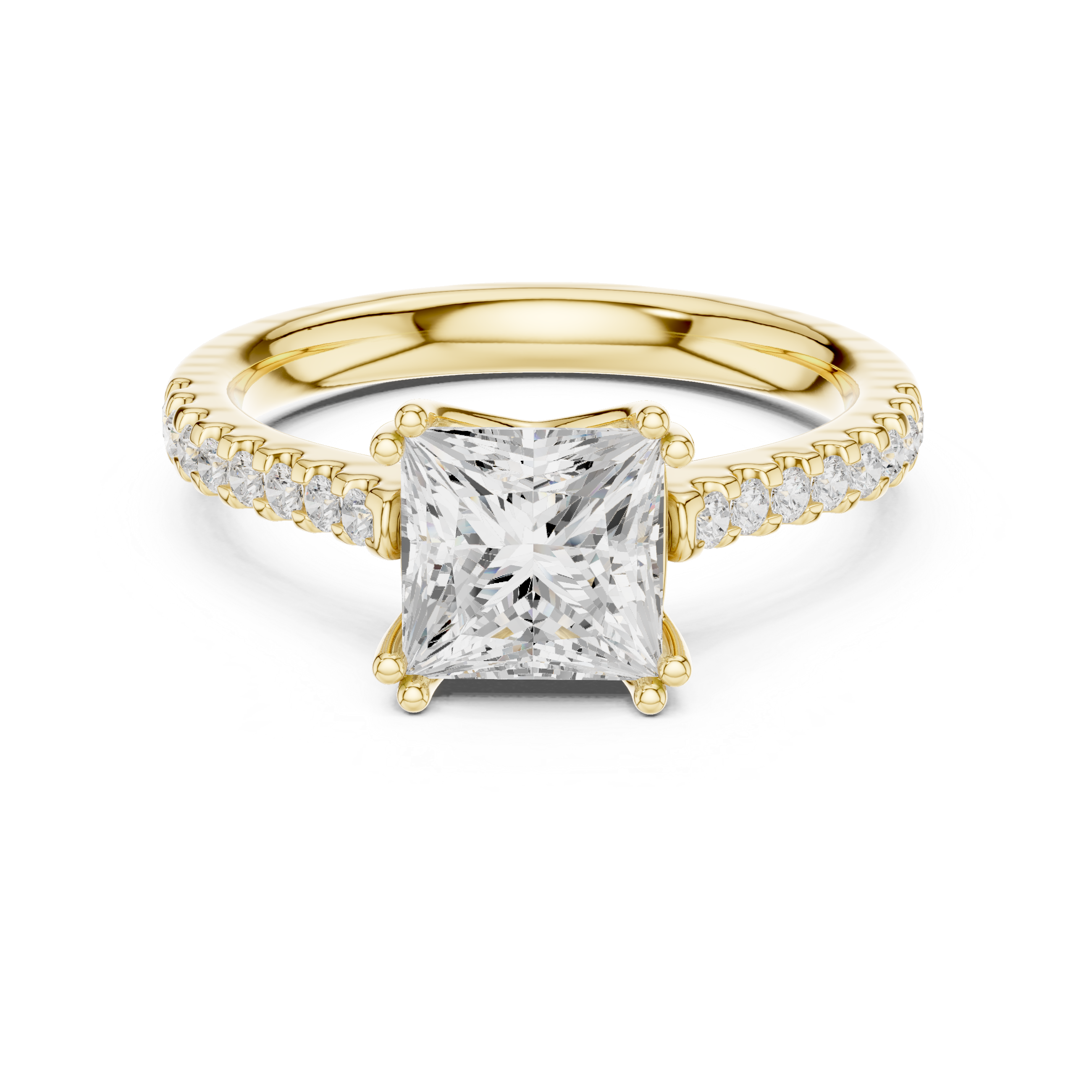 Princess Cut Solitaire Engagement Ring