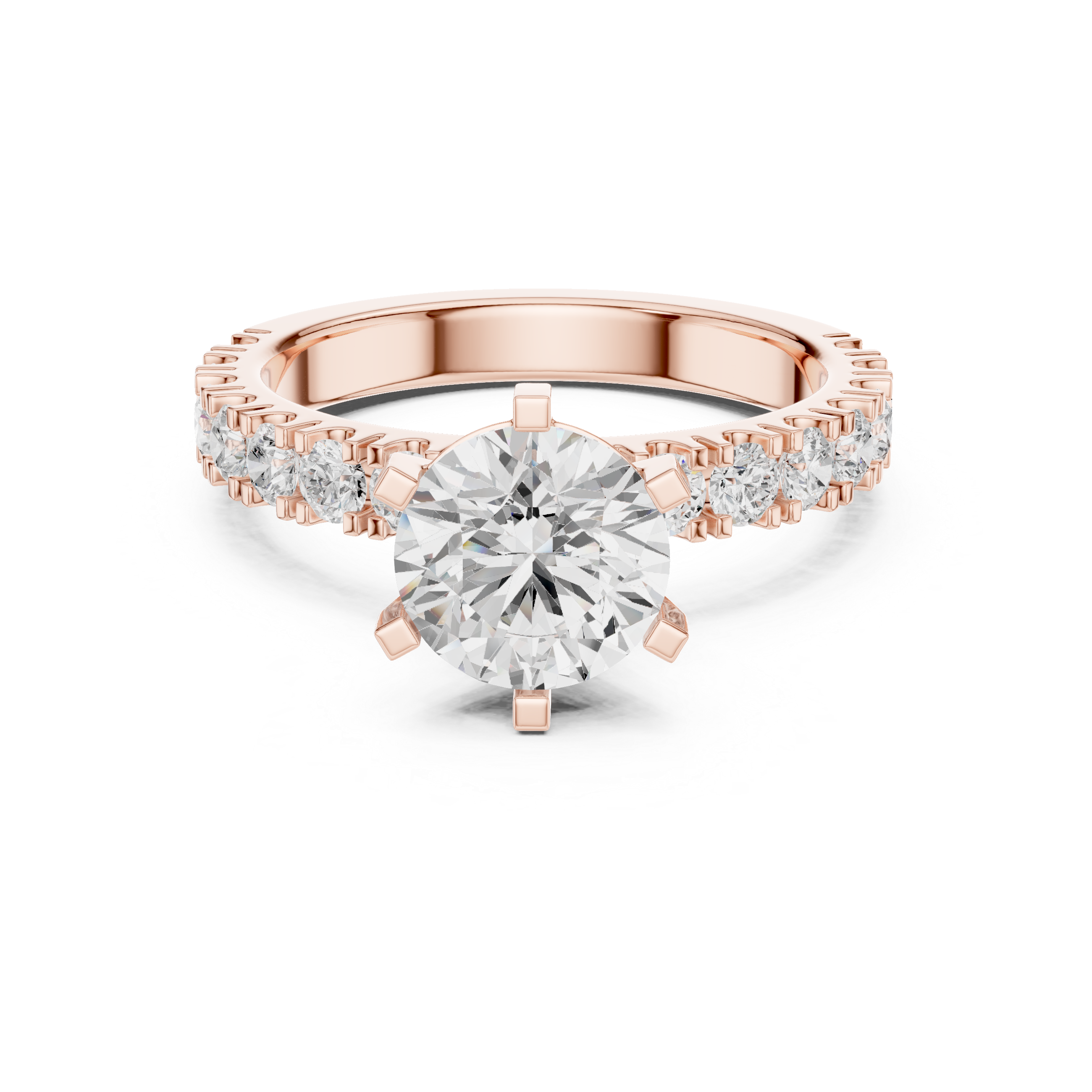 Classic Solitaire Diamond Engagement Ring