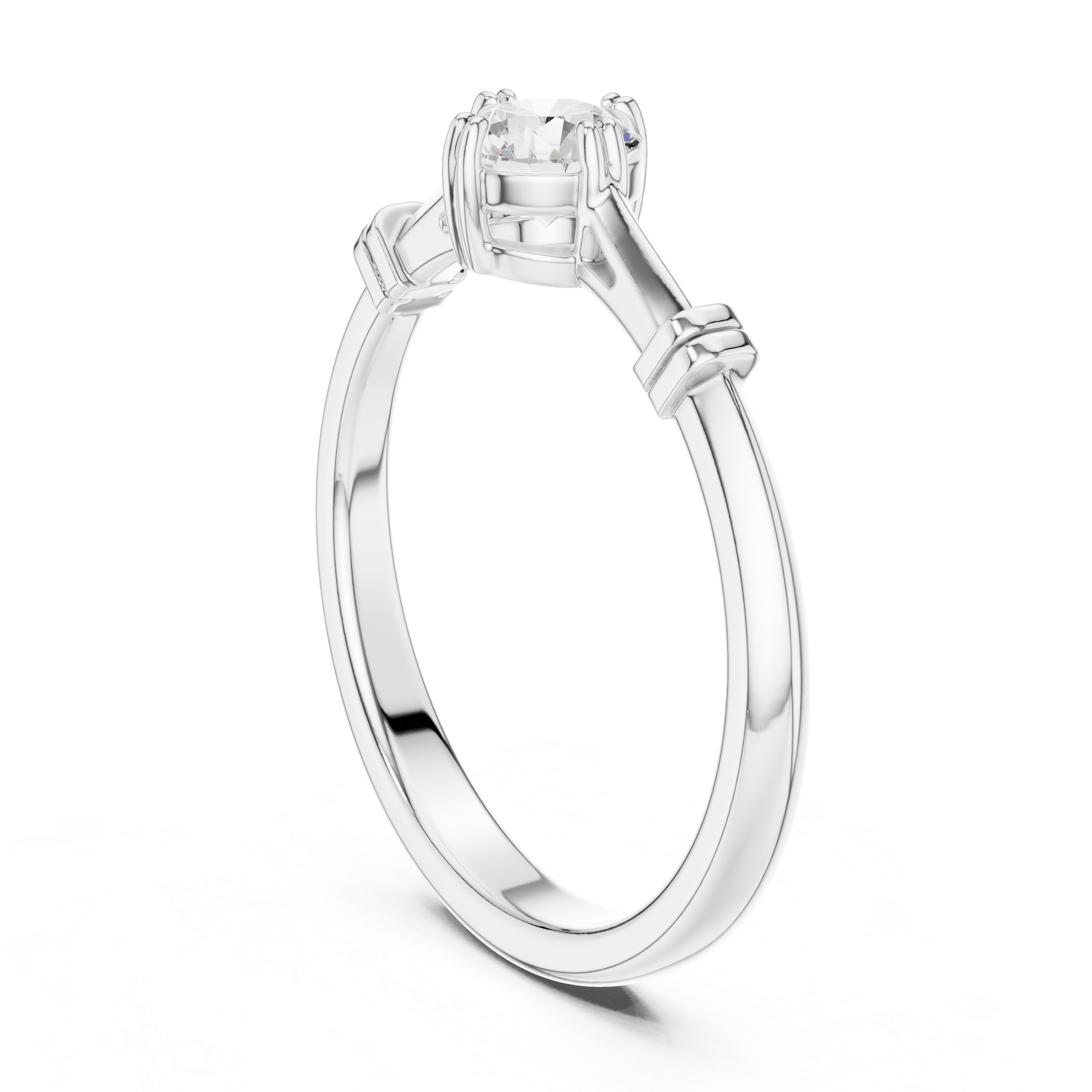 Luxury Round Solitaire Ring