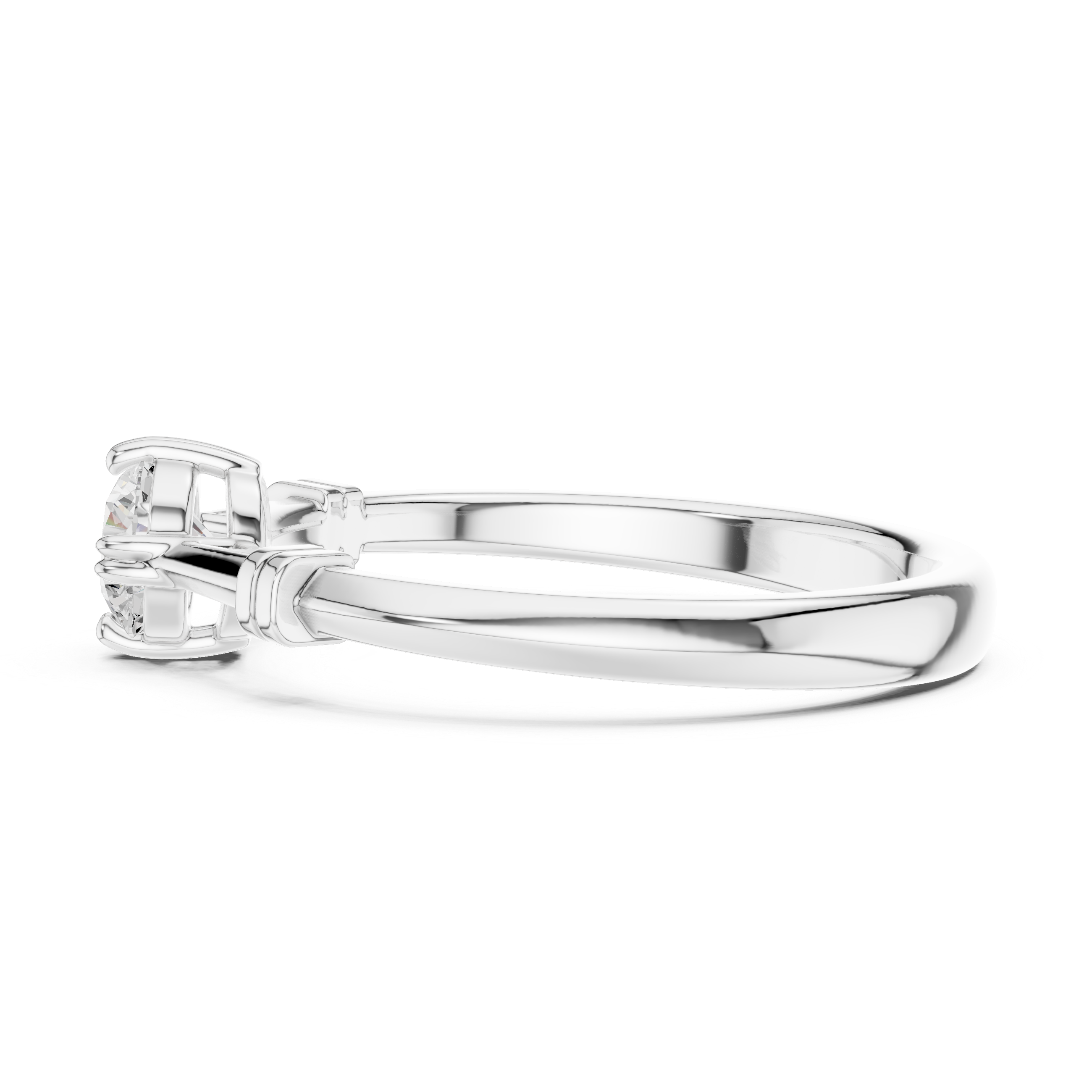 Luxury Round Solitaire Ring