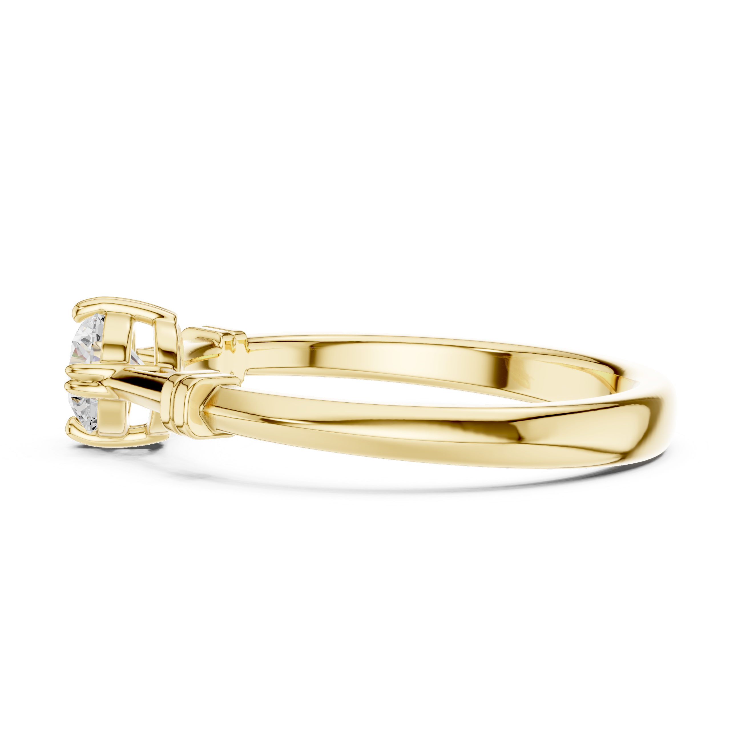 Luxury Round Solitaire Ring