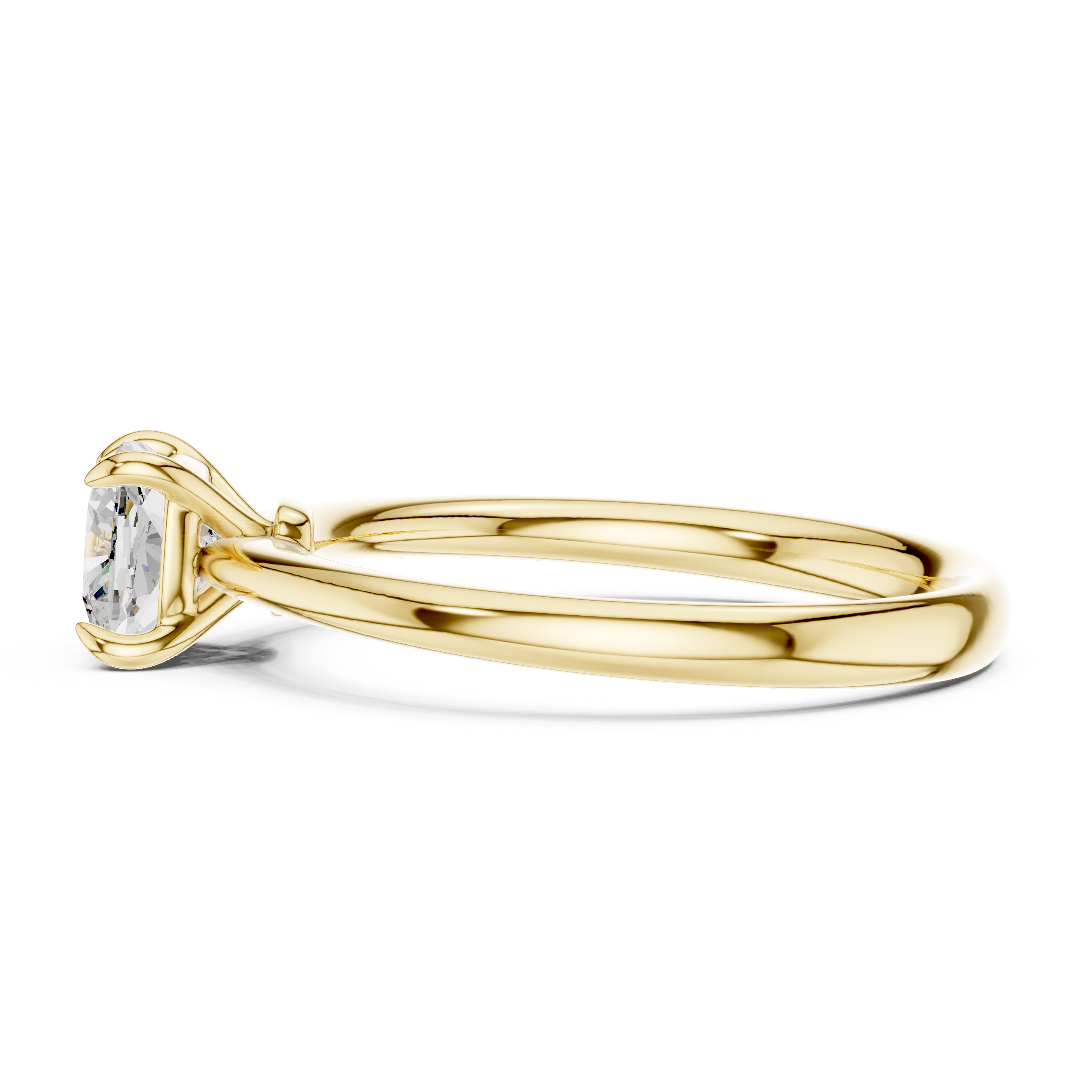 Luxury Cushion Solitaire Ring