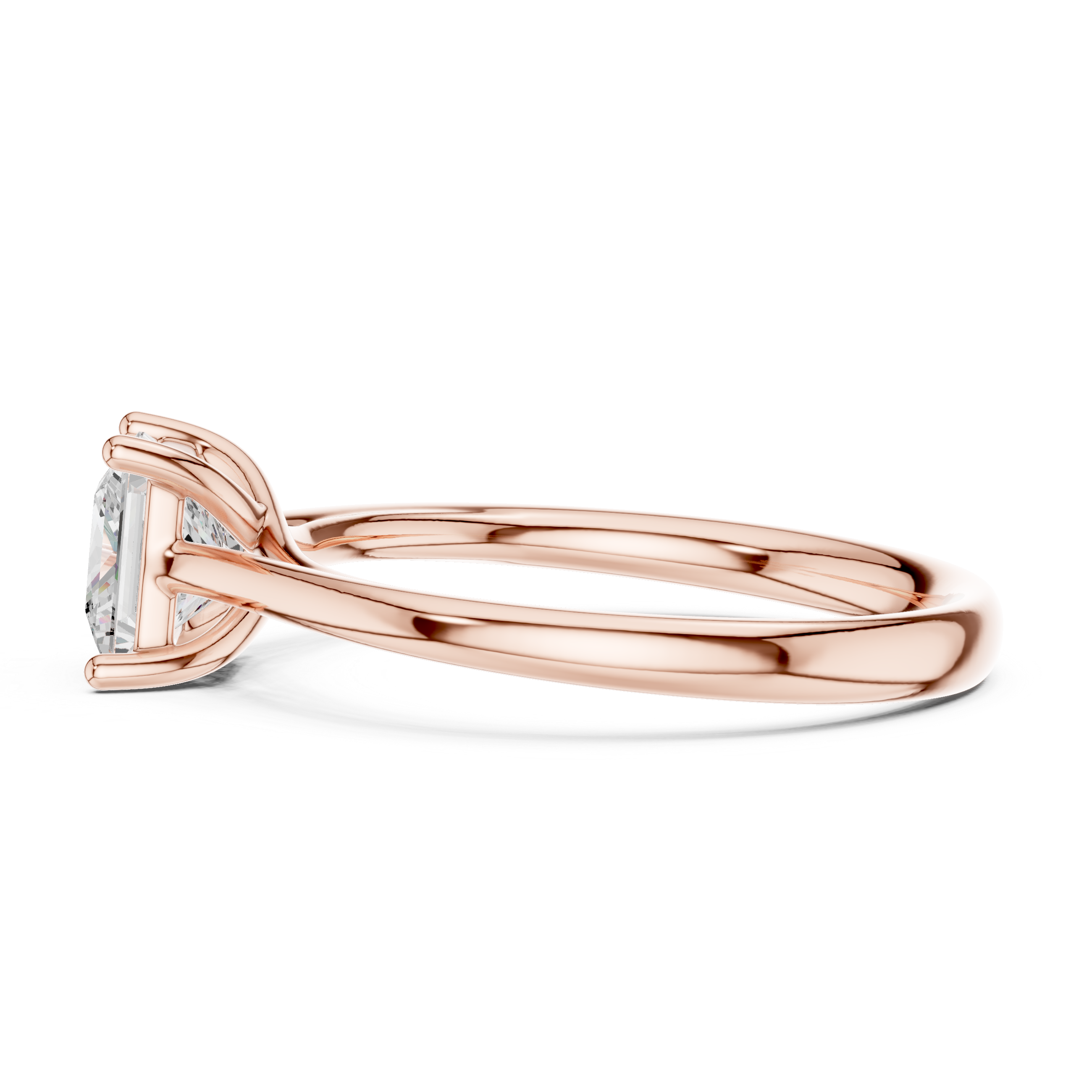 Luxury Princess Solitaire Ring