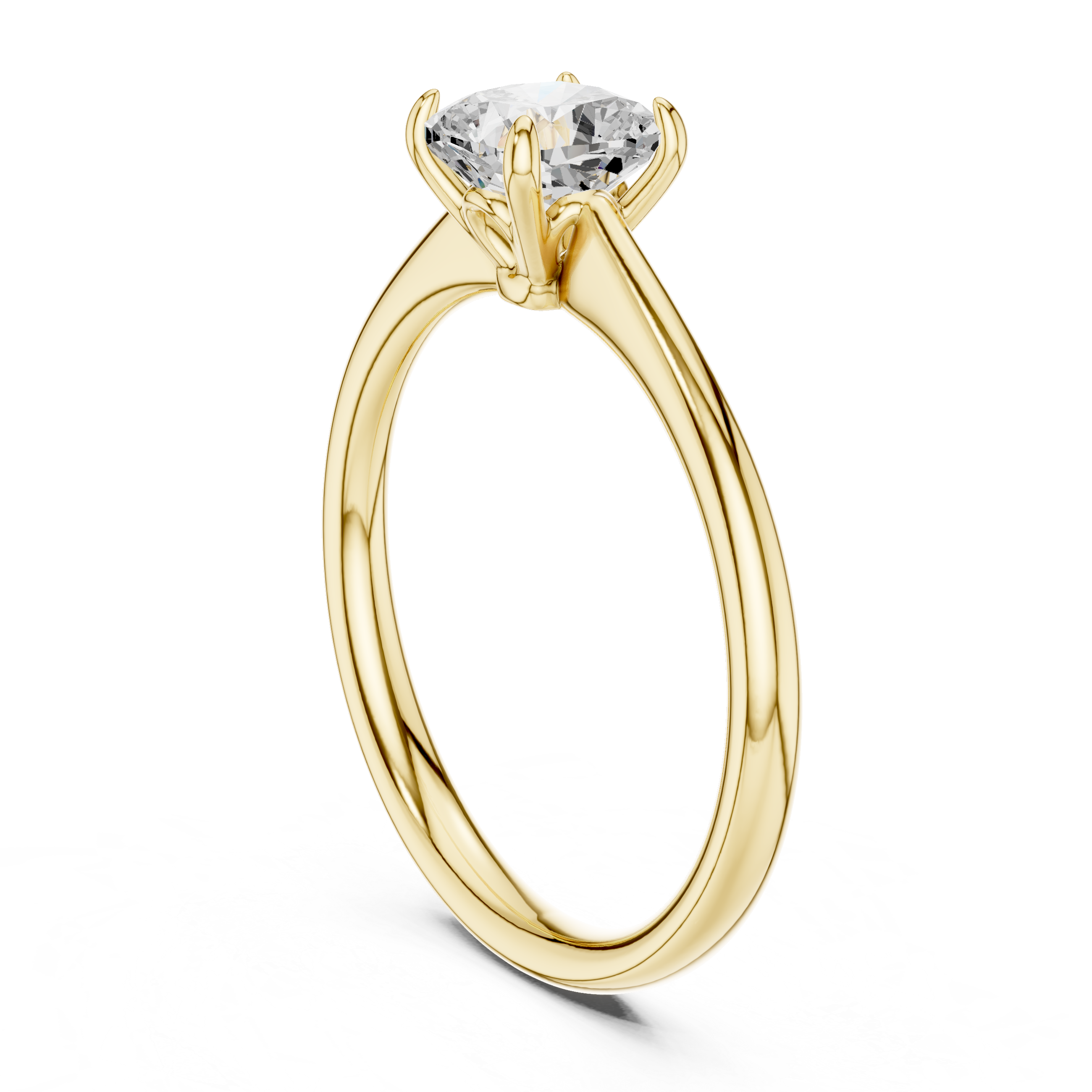 Luxury Cushion Solitaire Ring