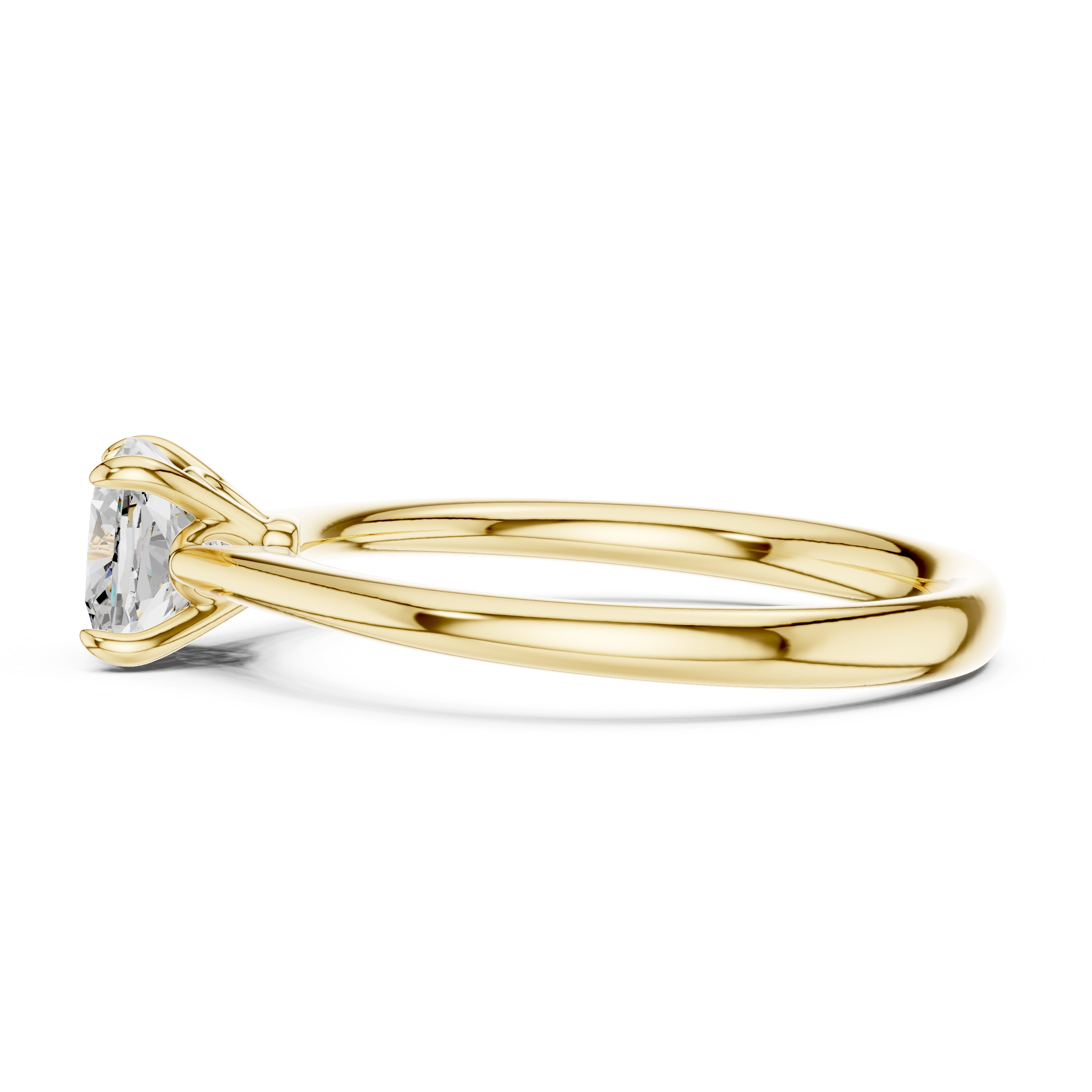 Luxury Cushion Solitaire Ring