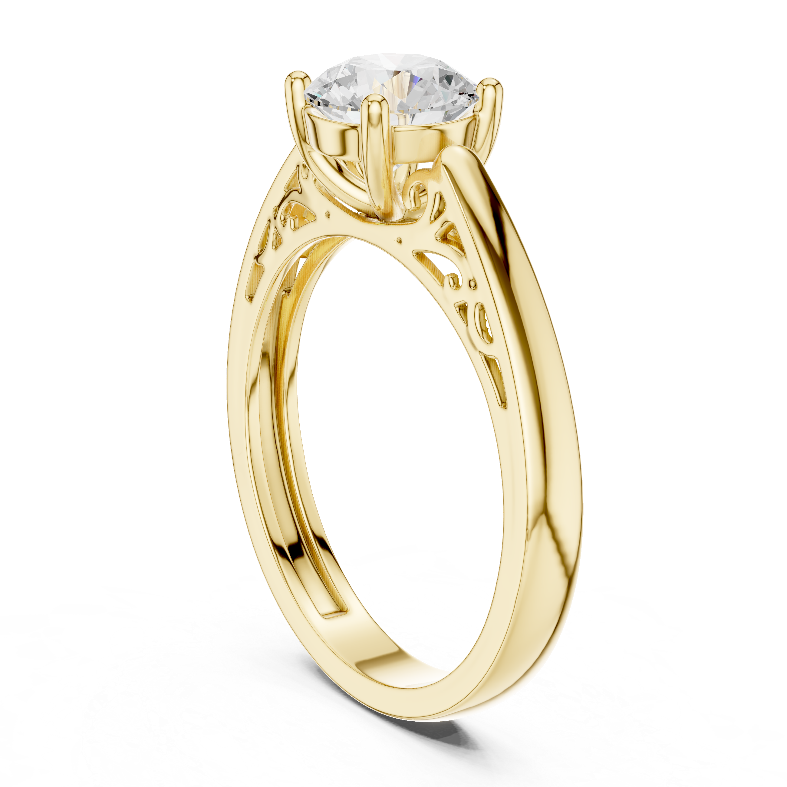 Vintage Solitaire Diamond Ring