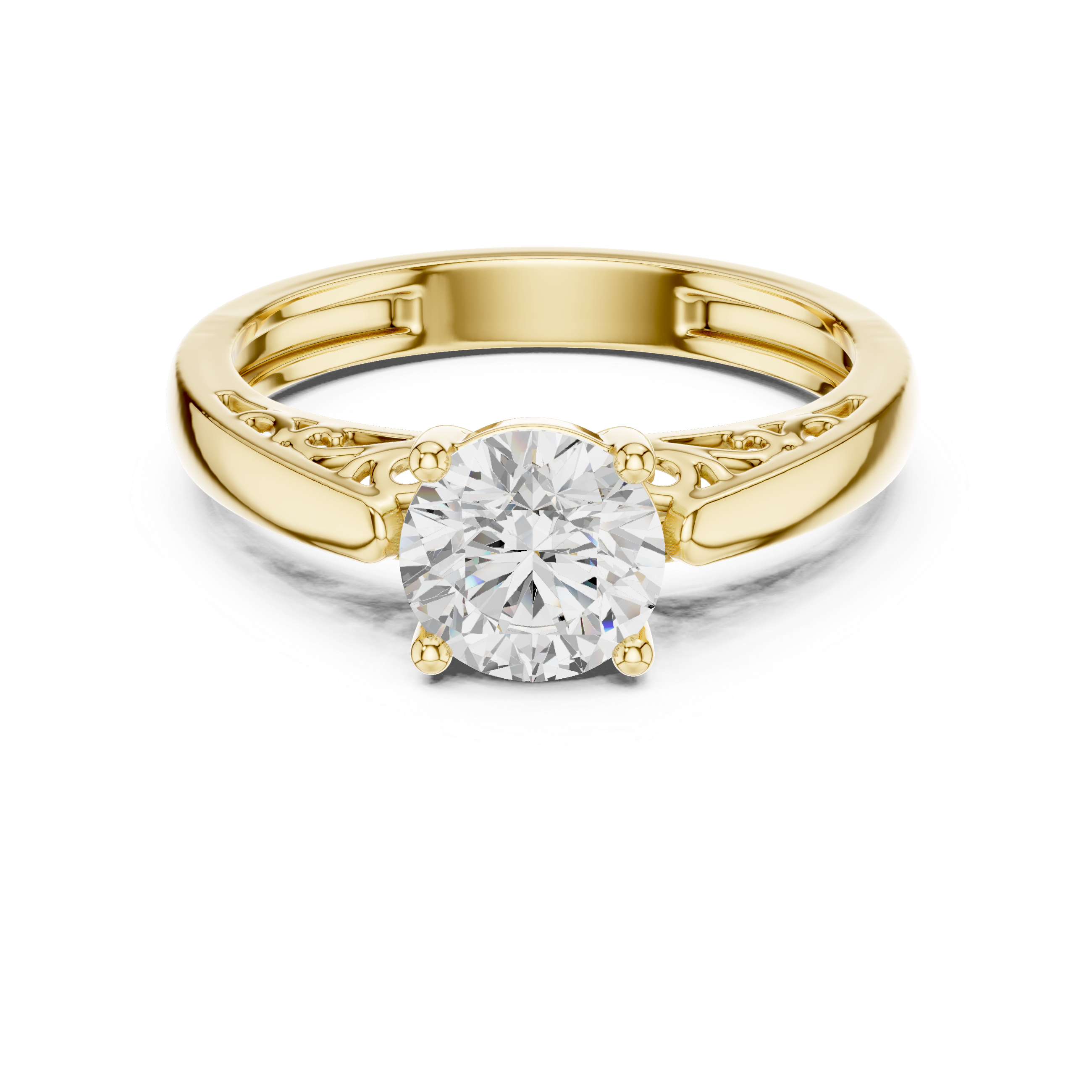 Vintage Solitaire Diamond Ring