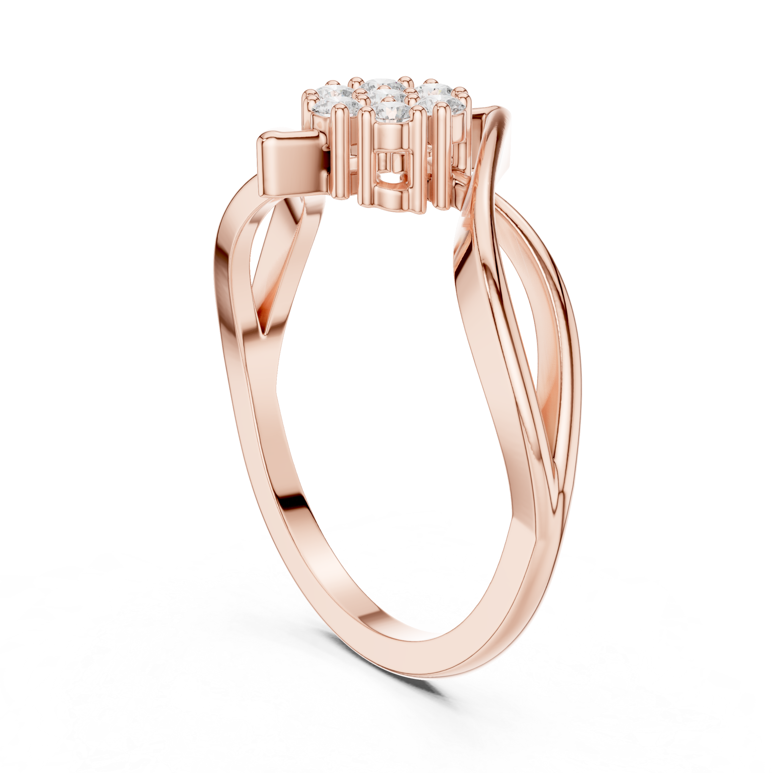 Infinity Cluster Diamond Ring