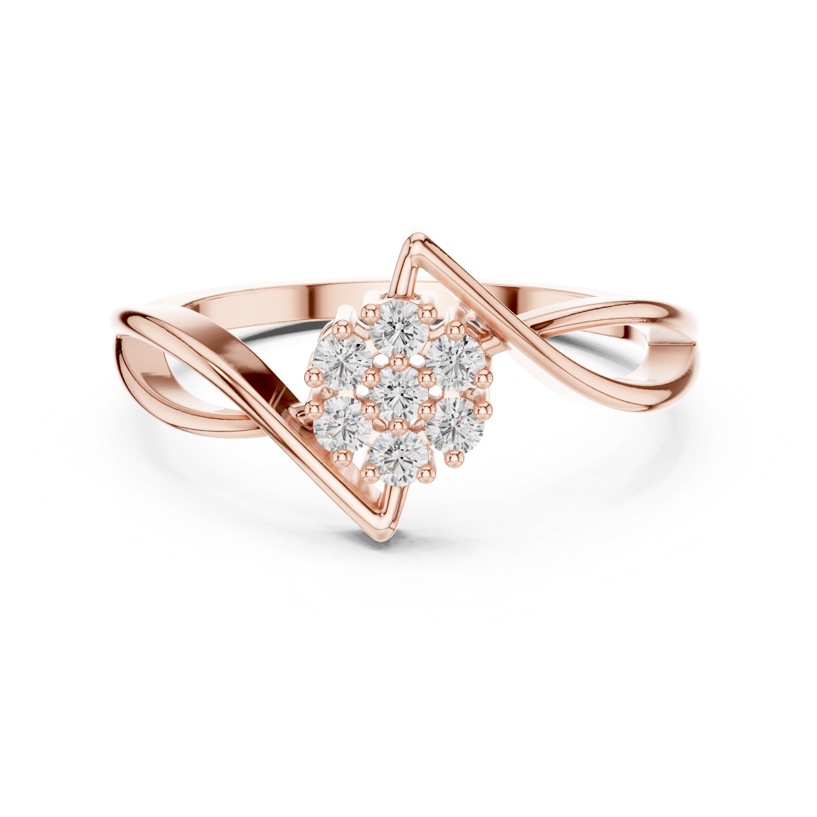 Infinity Cluster Diamond Ring