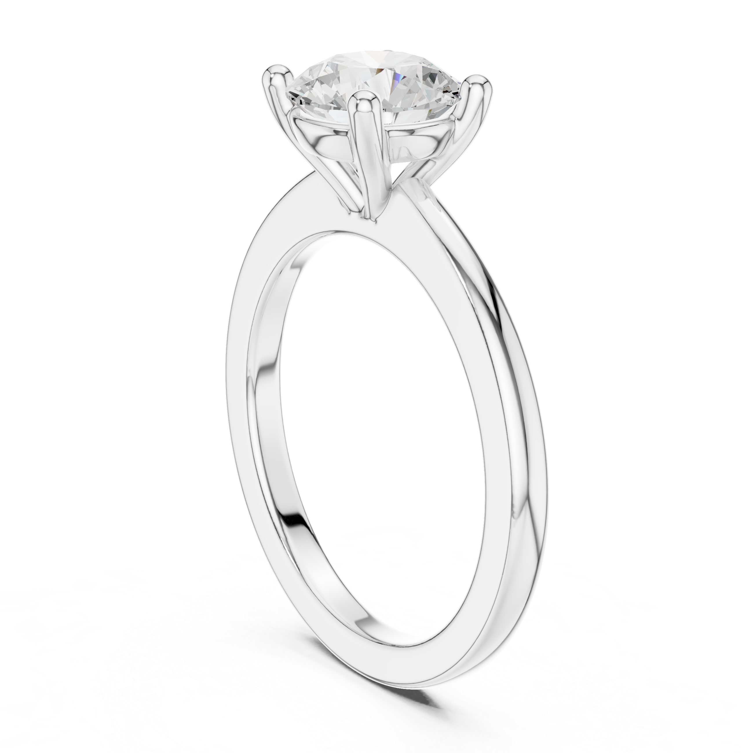 Classic Round Solitaire Engagement Ring – 1.50 CT Round Brilliant Diamond Ring