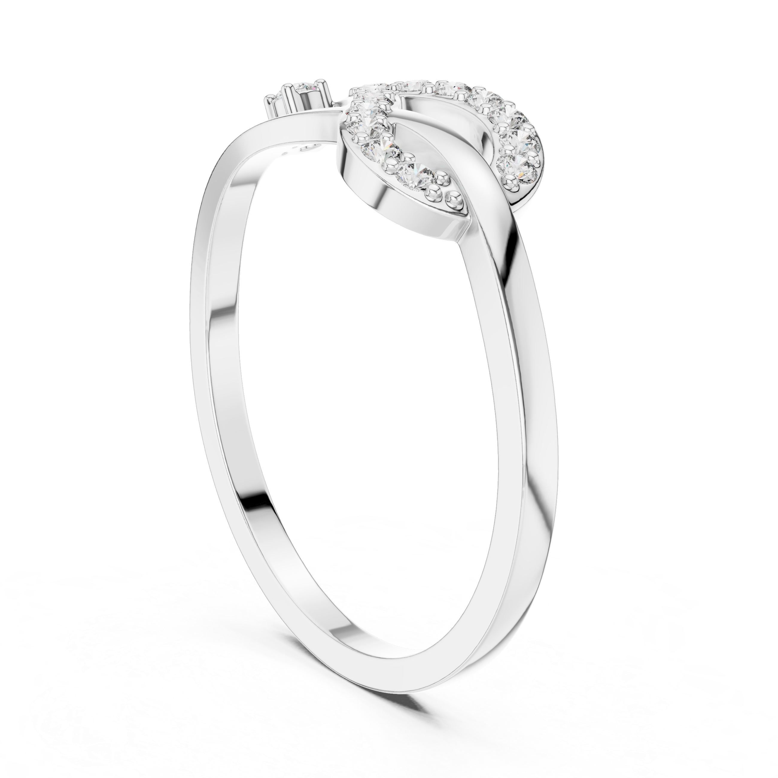 Infinity Loop Diamond Ring