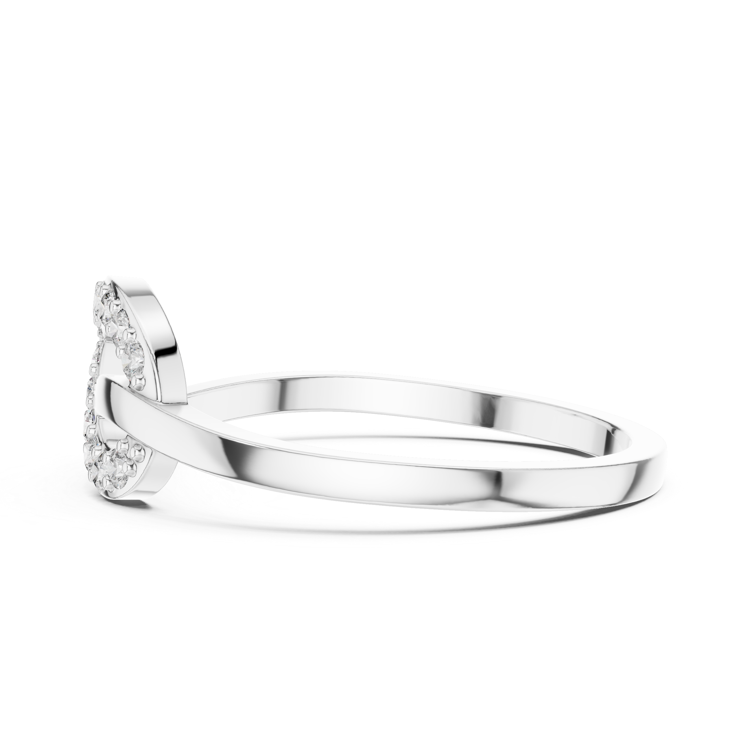 Infinity Loop Diamond Ring