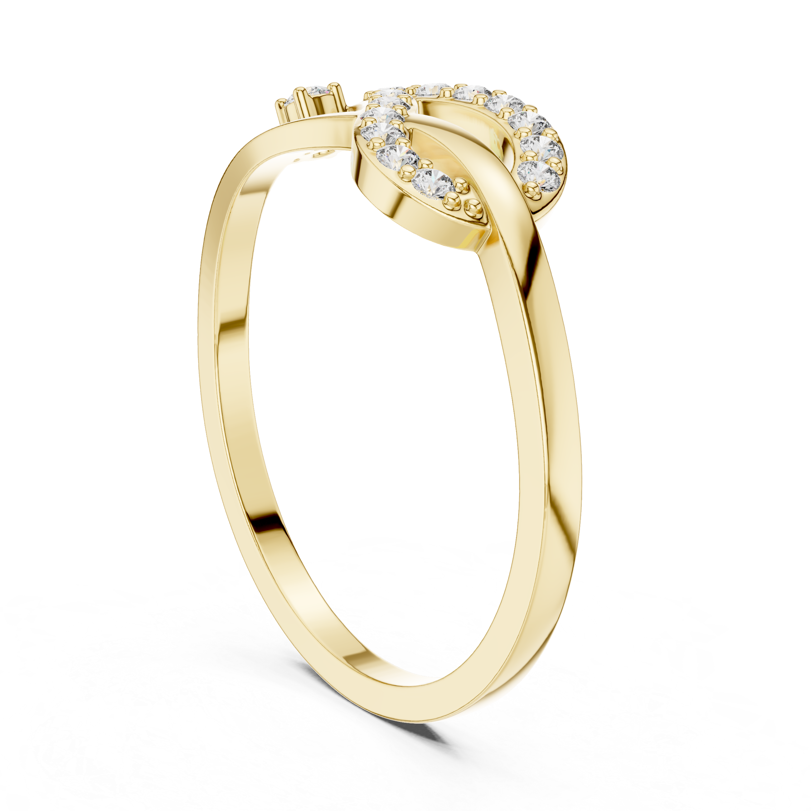 Infinity Loop Diamond Ring