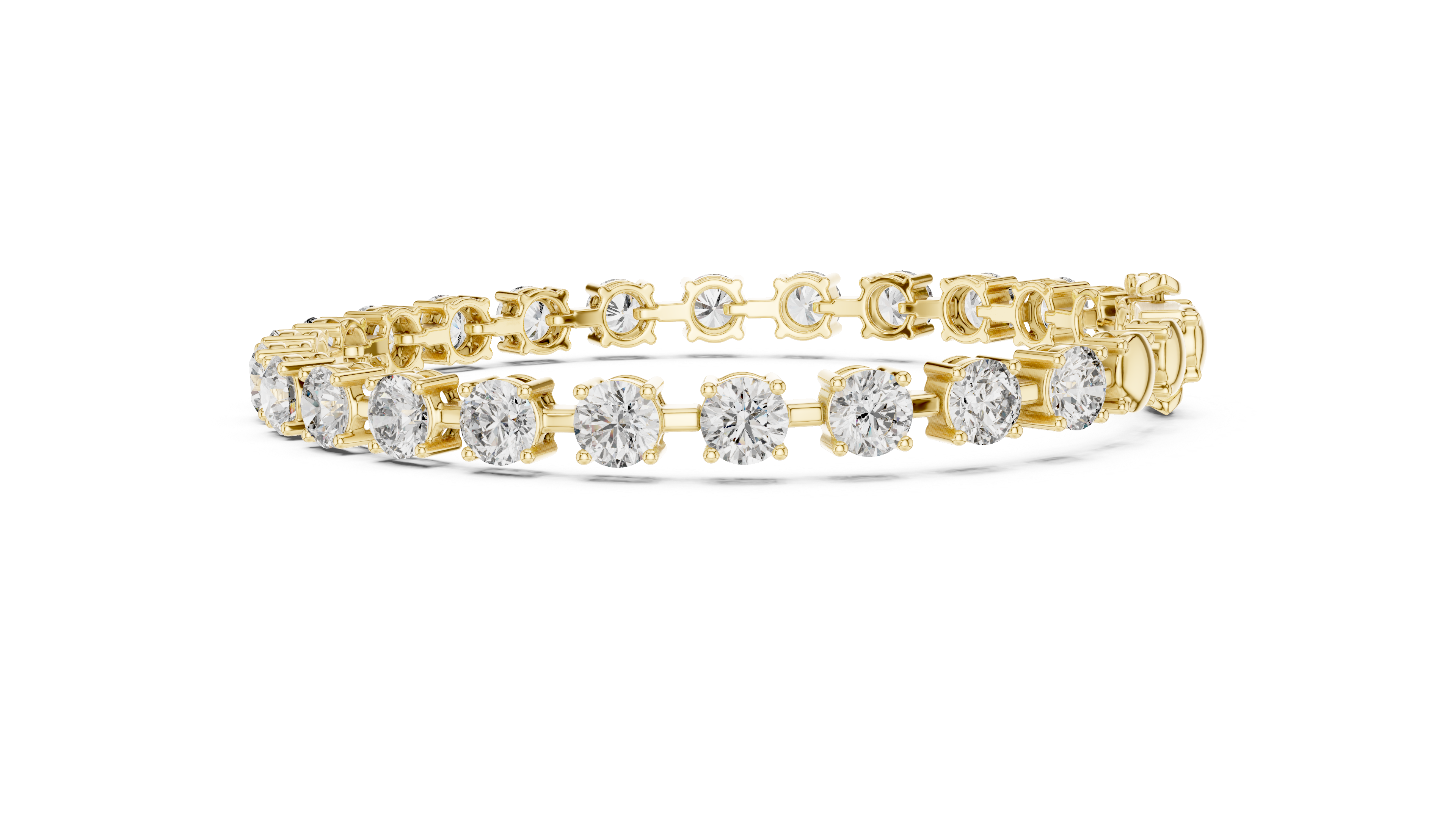 Luxury Round Diamond Tennis Bracelet
