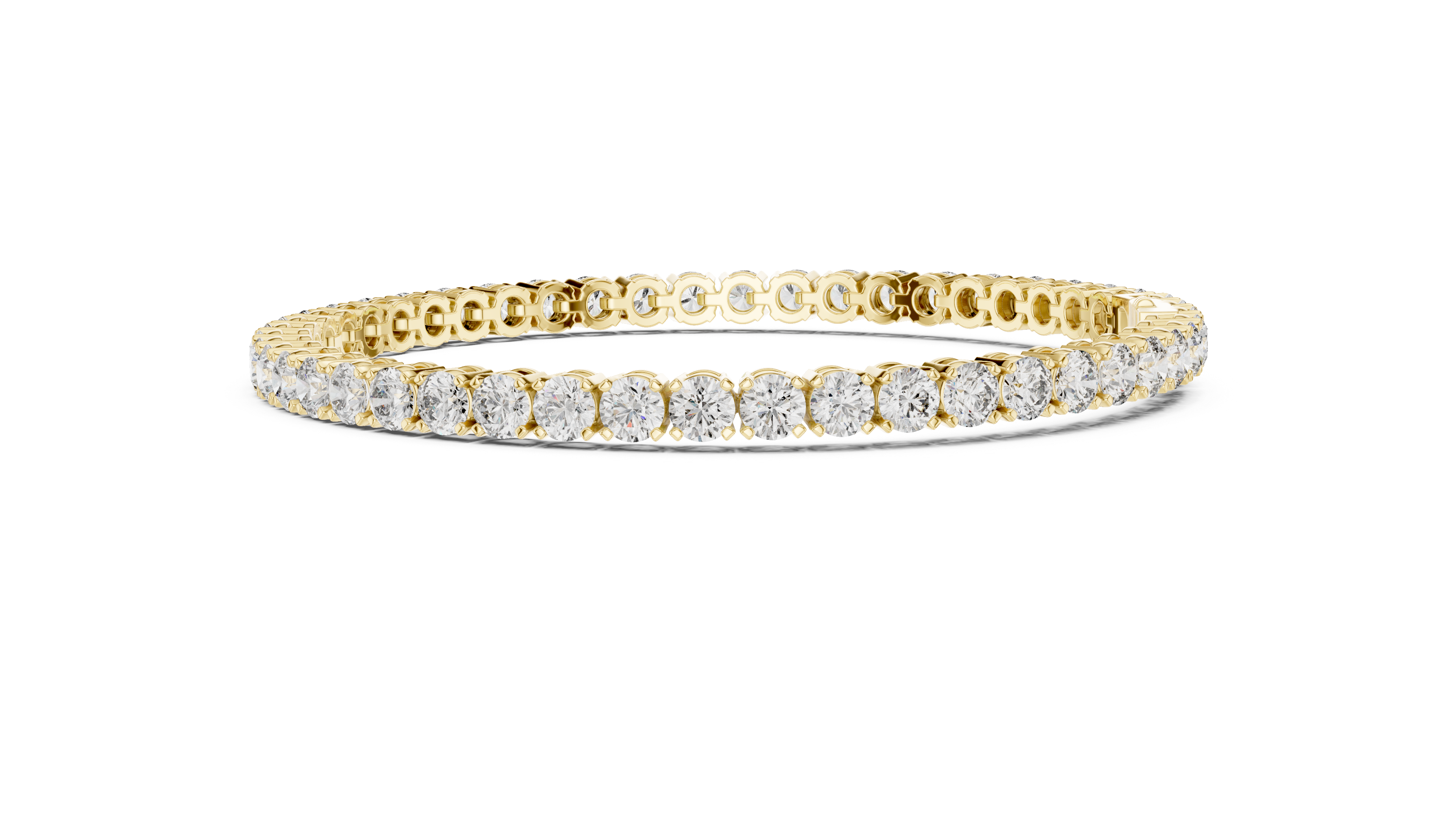 Luxury Round Diamond Tennis Bracelet