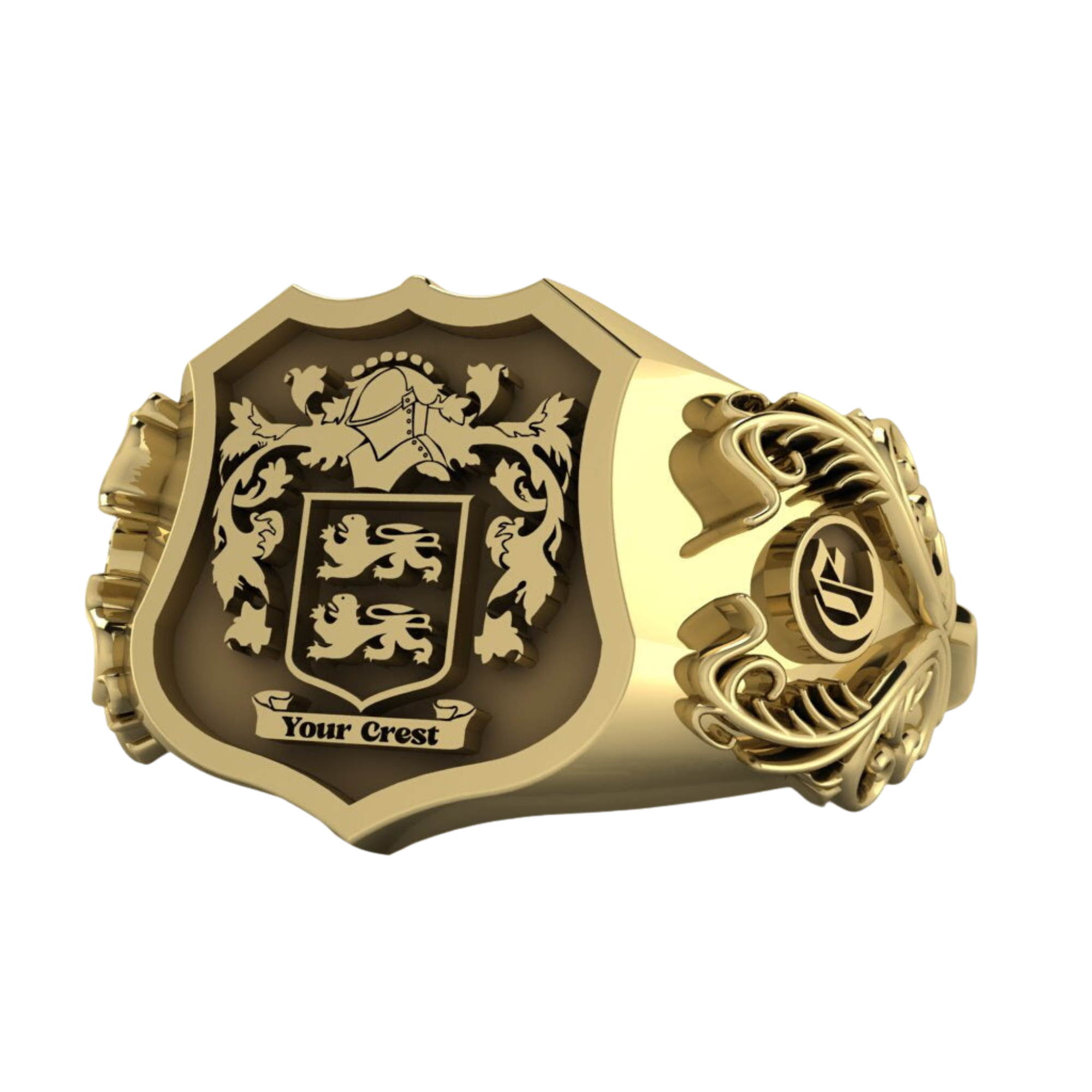Personalized Family Crest Ring