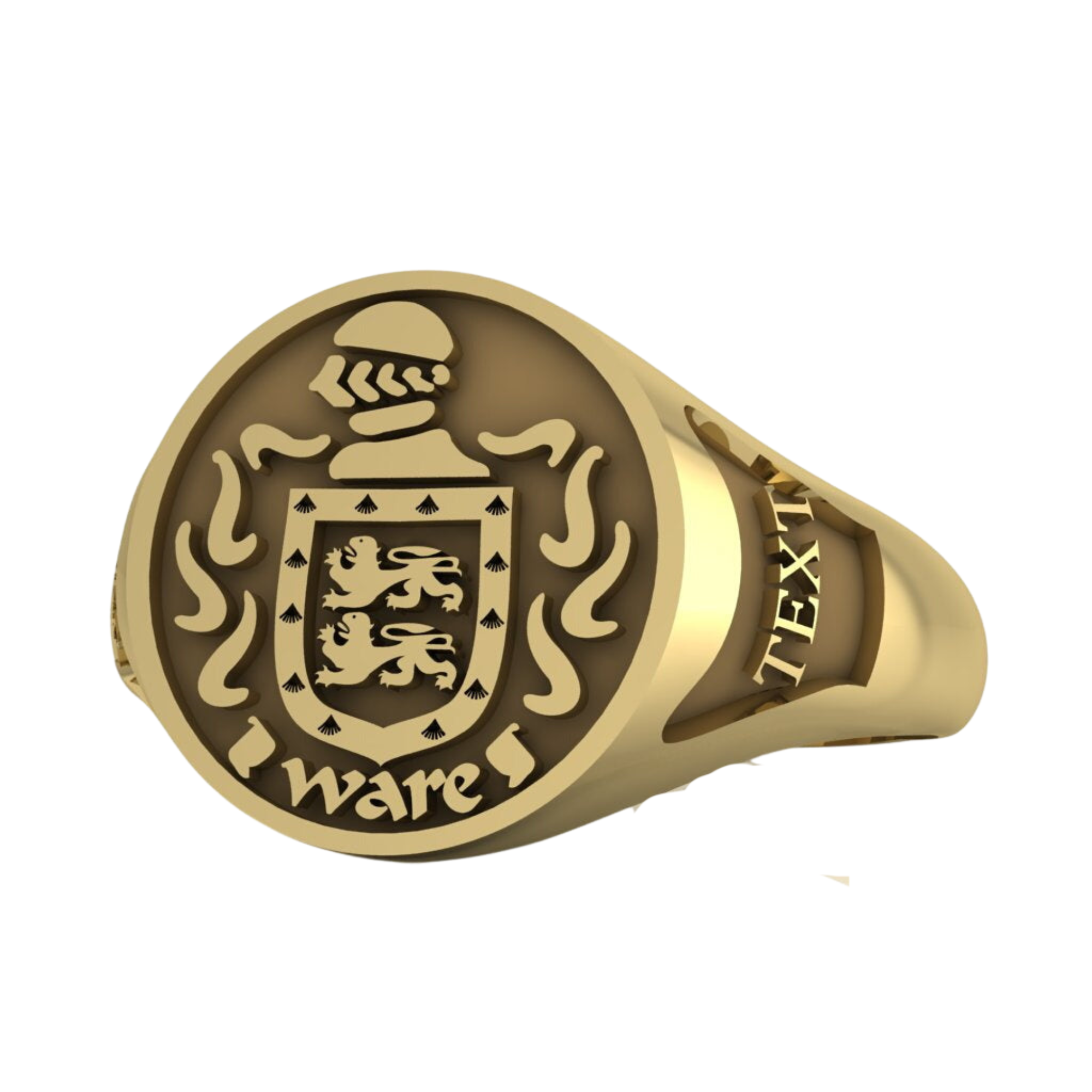 Personalized Family Crest Ring