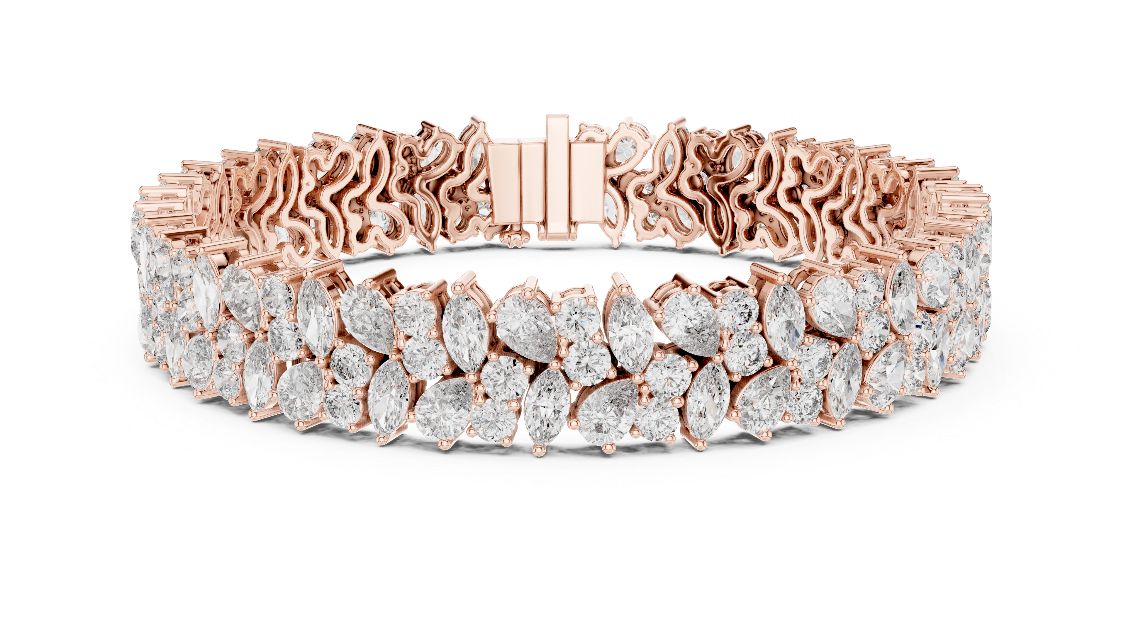 Luxury Multi Diamond Bracelet