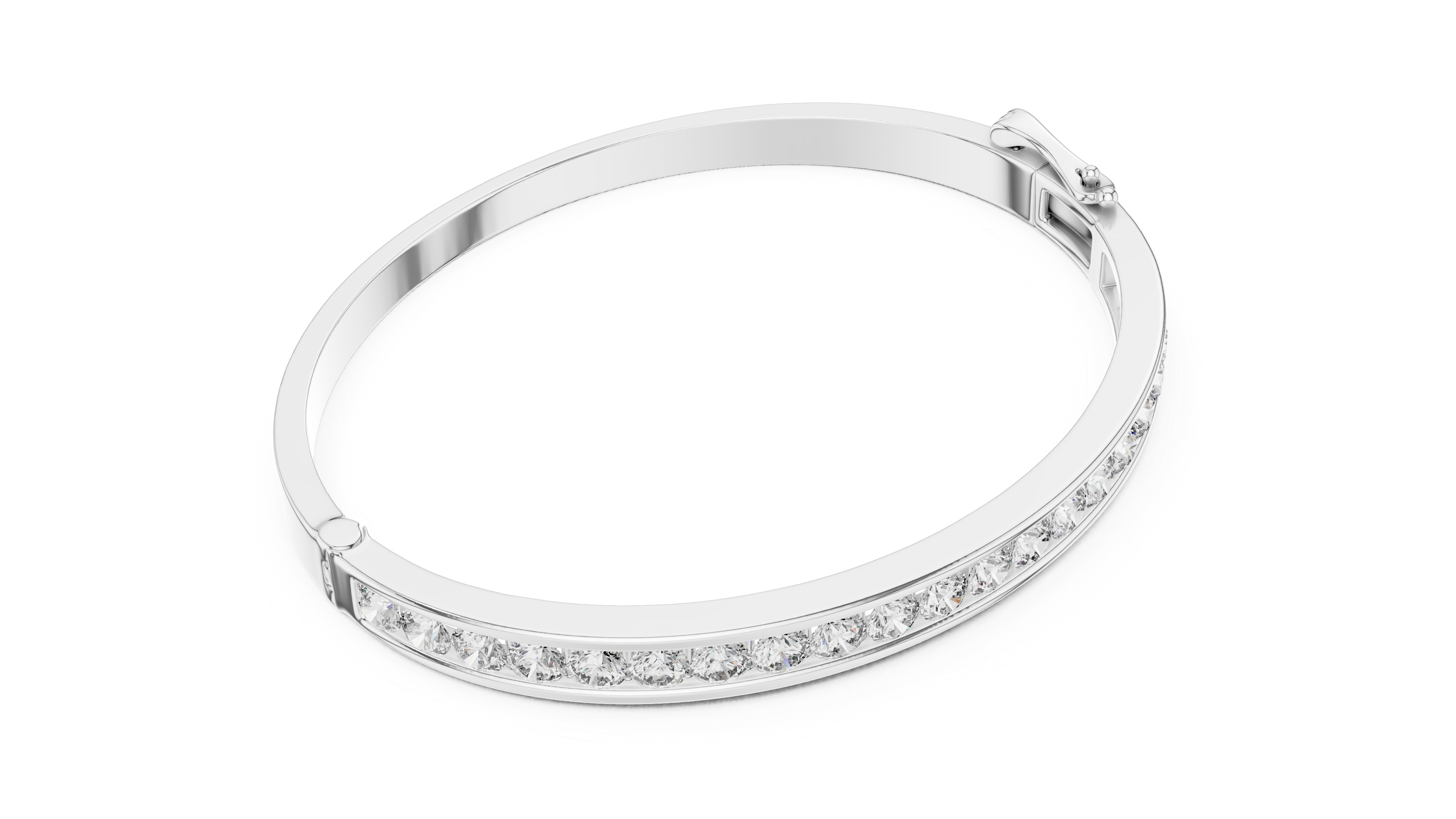 Luxury Diamond Bangle Bracelet