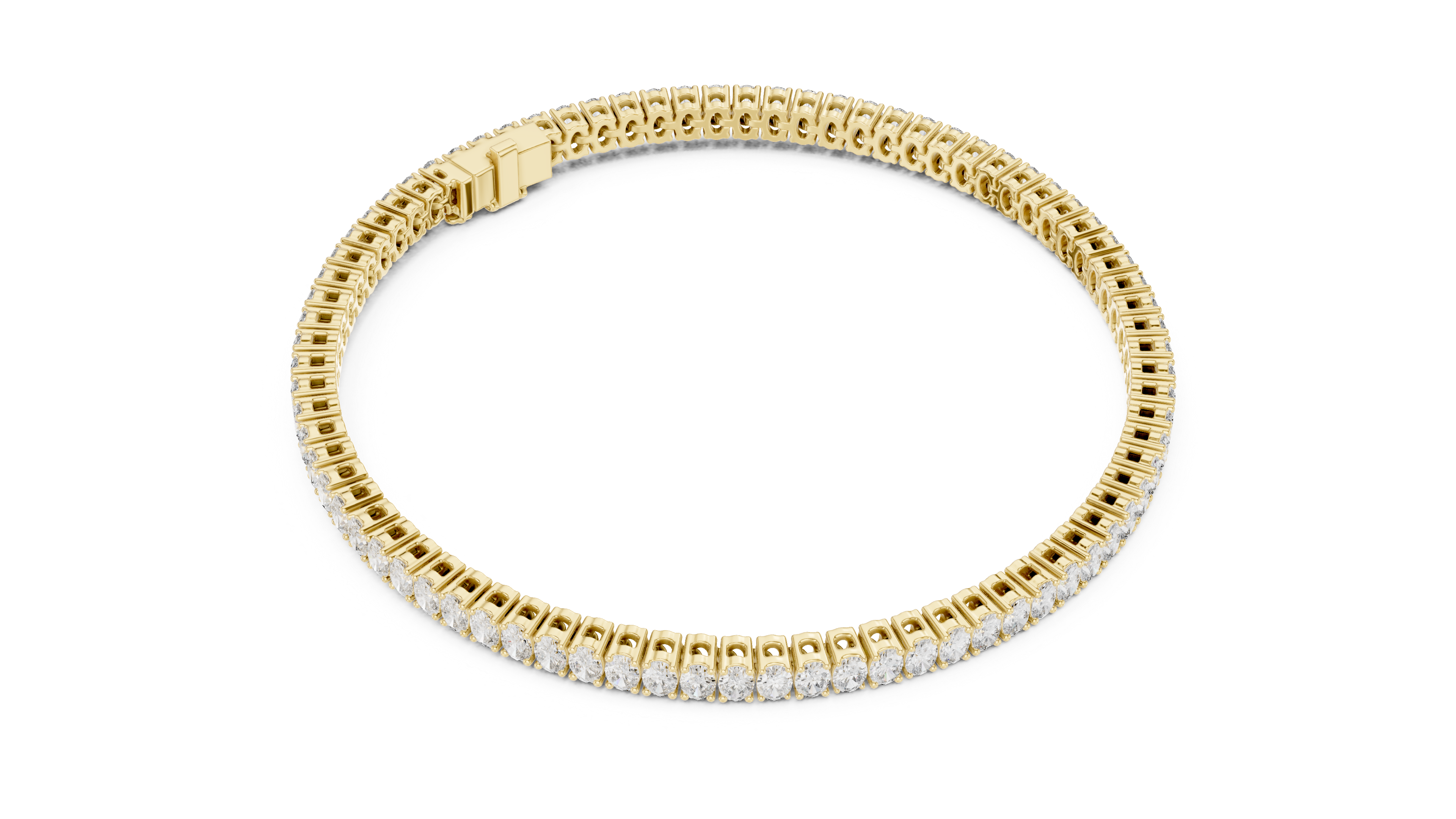 Luxury Oval Diamond Bracelet