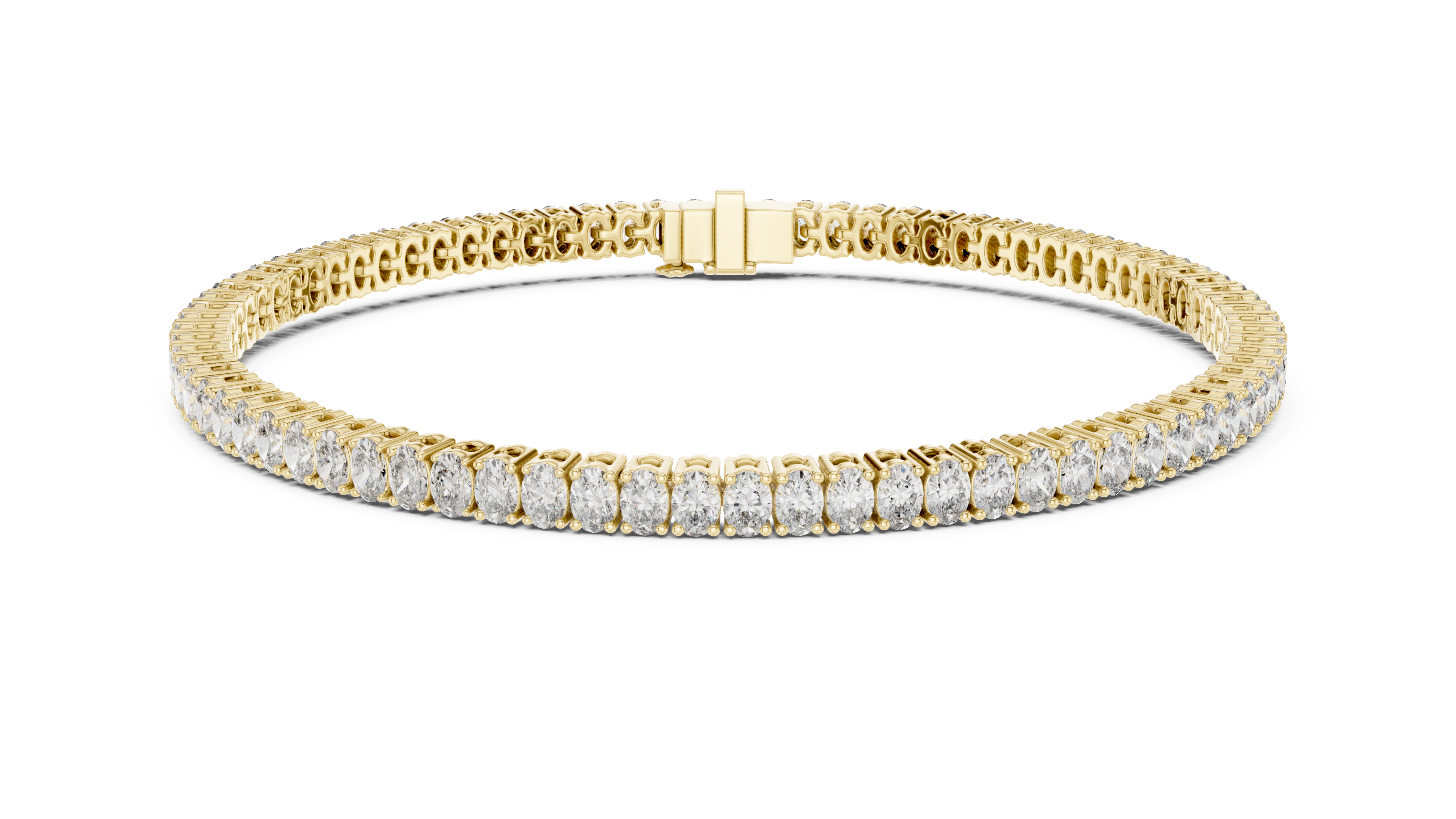 Luxury Oval Diamond Bracelet
