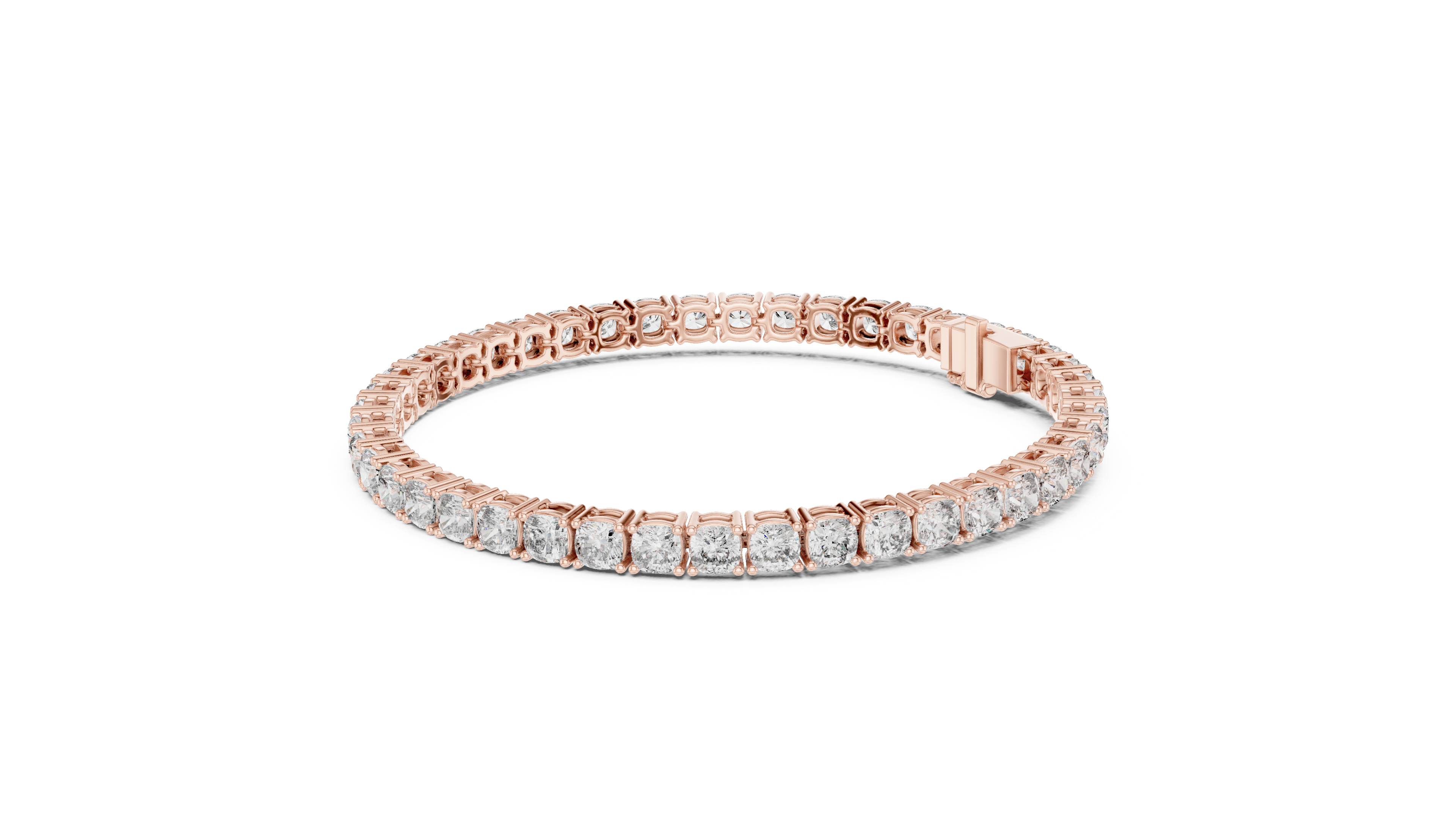 Luxury Cushion Diamond Bracelet