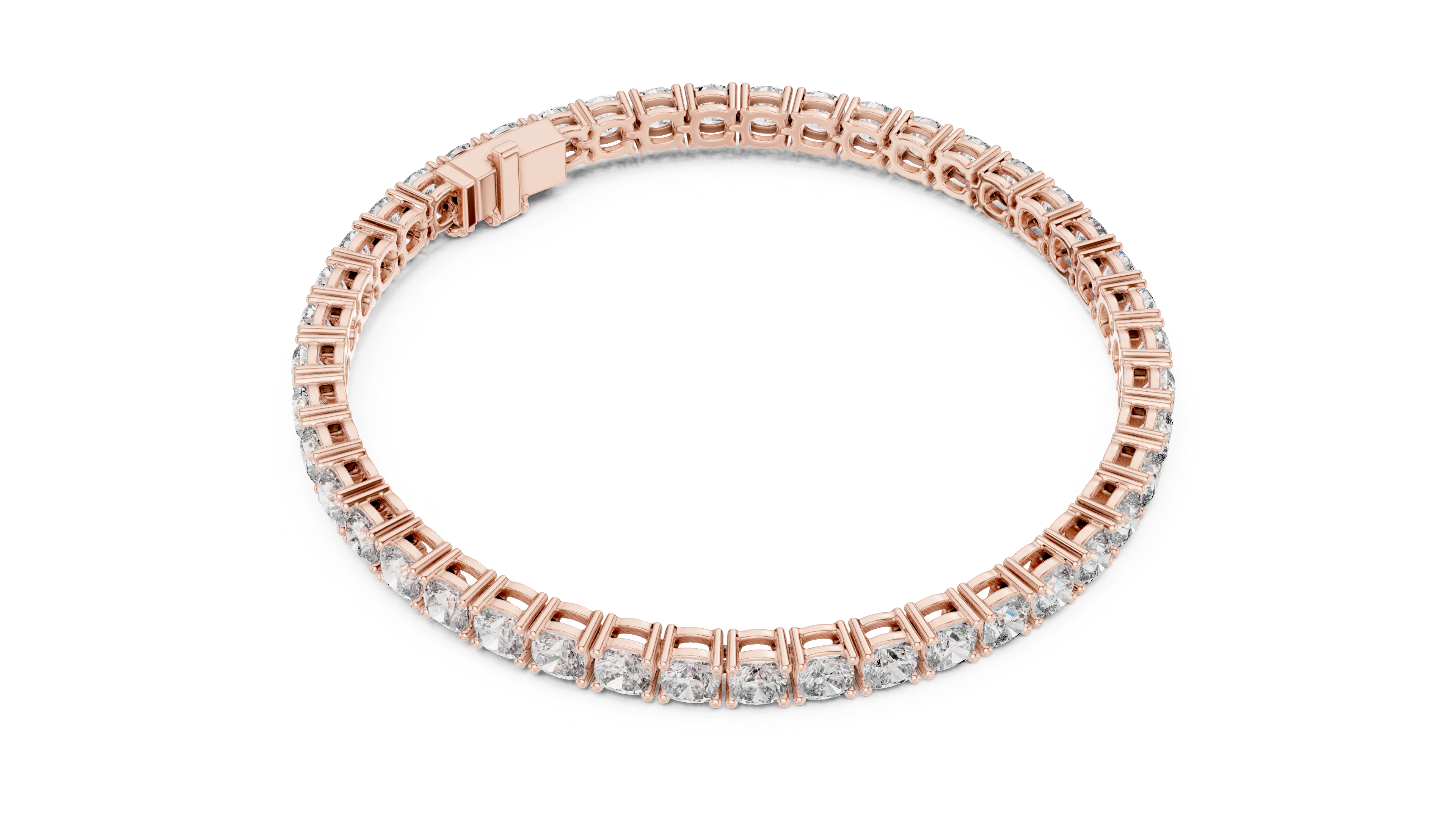Luxury Cushion Diamond Bracelet
