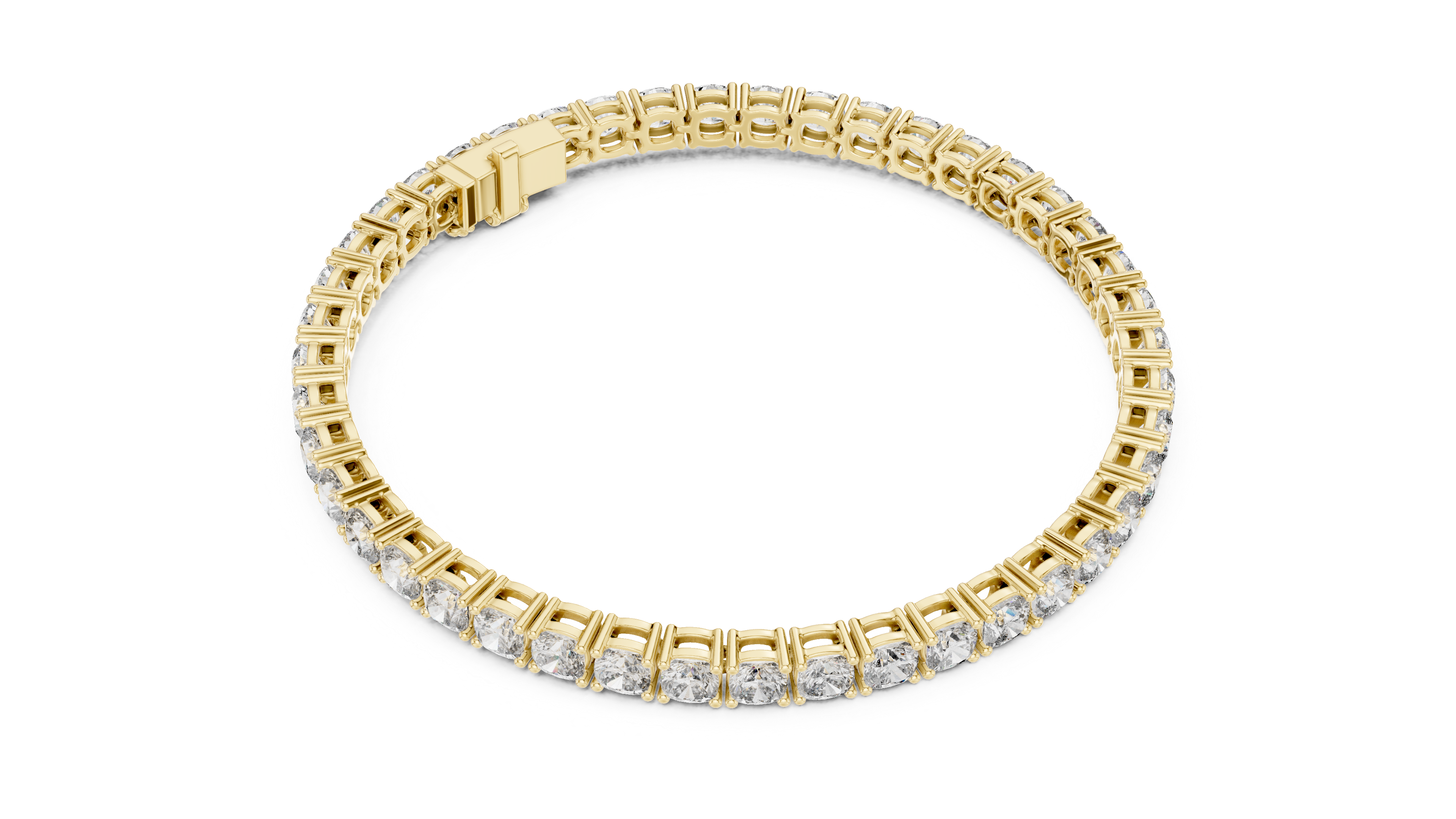 Luxury Cushion Diamond Bracelet