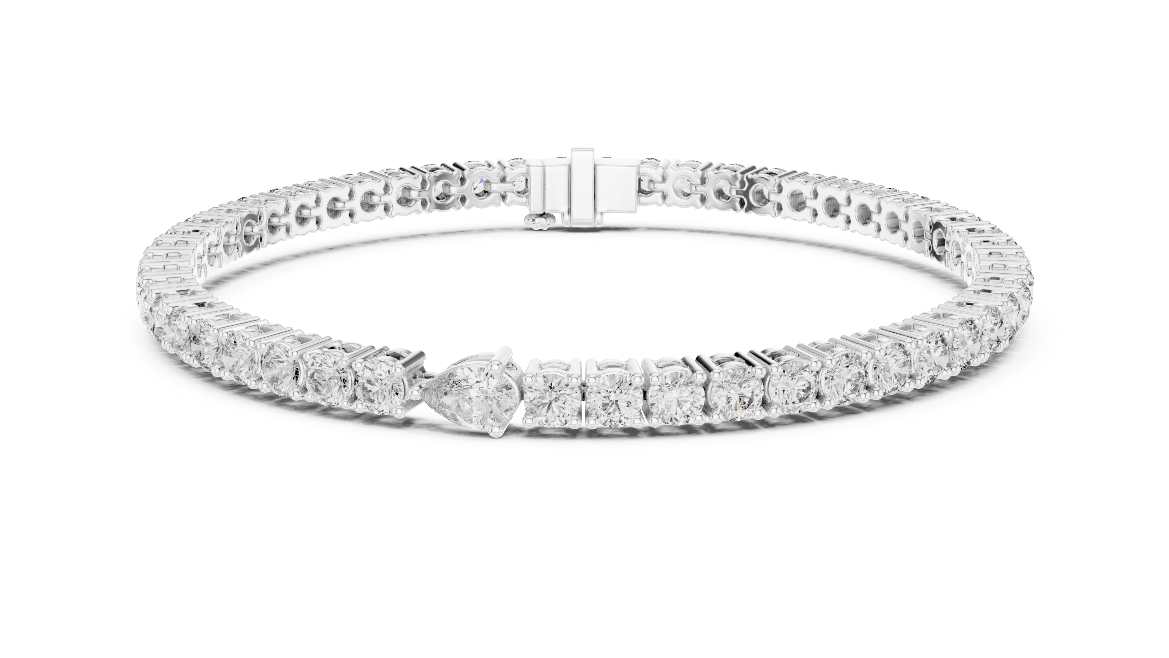 Luxury Diamond Accent Tennis Bracelet