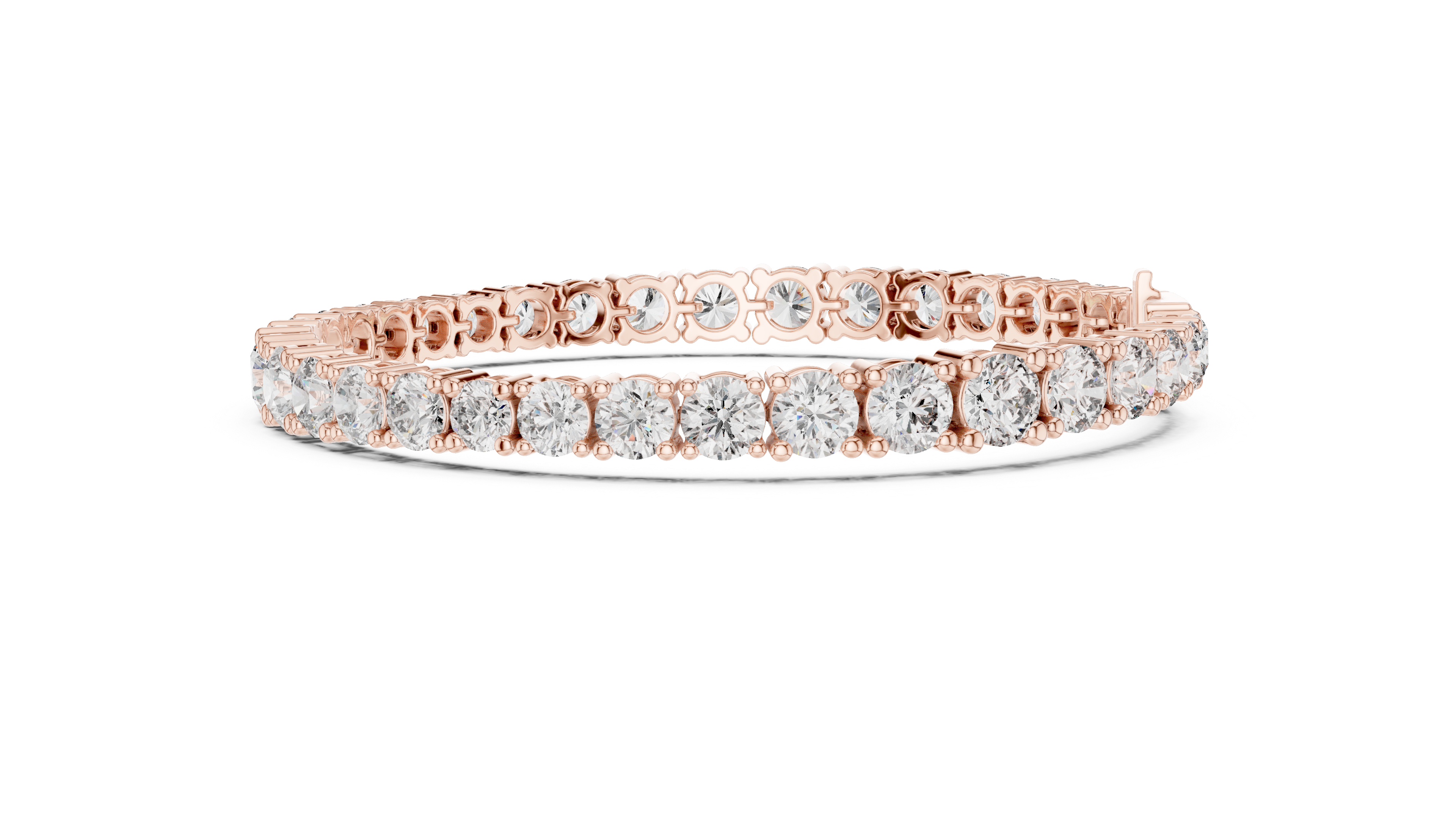 Luxury Round Diamond Tennis Bracelet