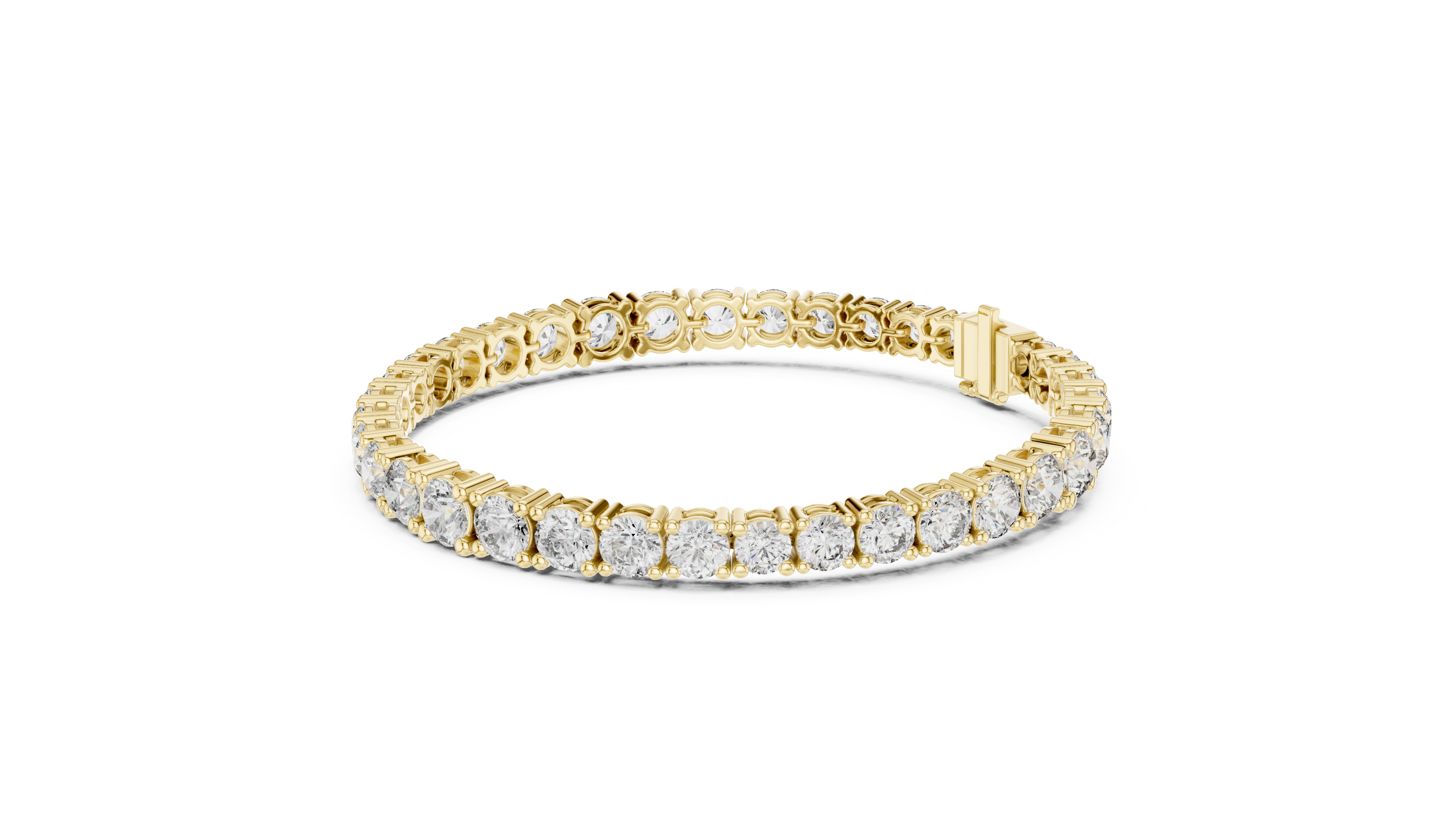 Luxury Round Diamond Tennis Bracelet