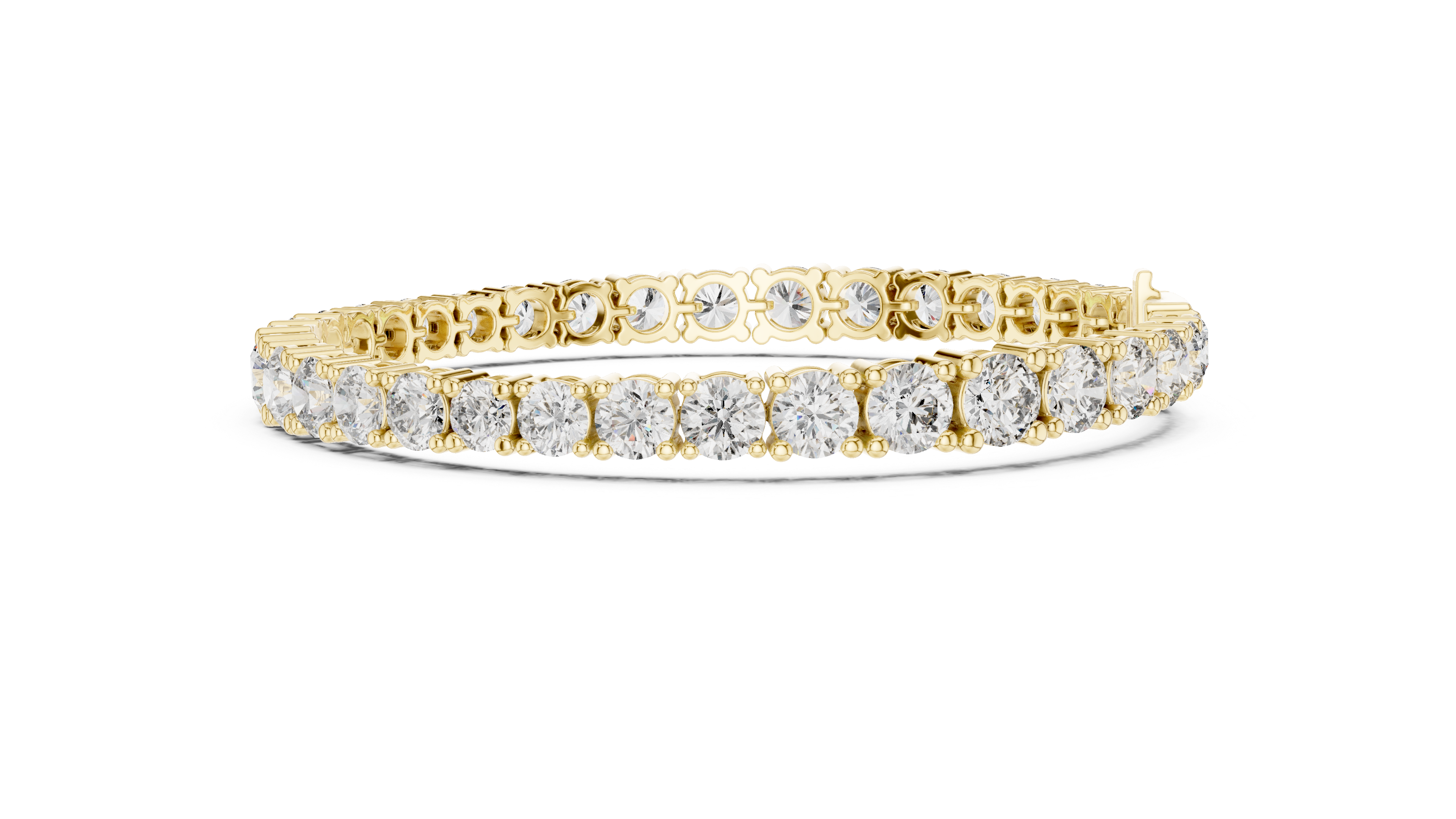 Luxury Round Diamond Tennis Bracelet