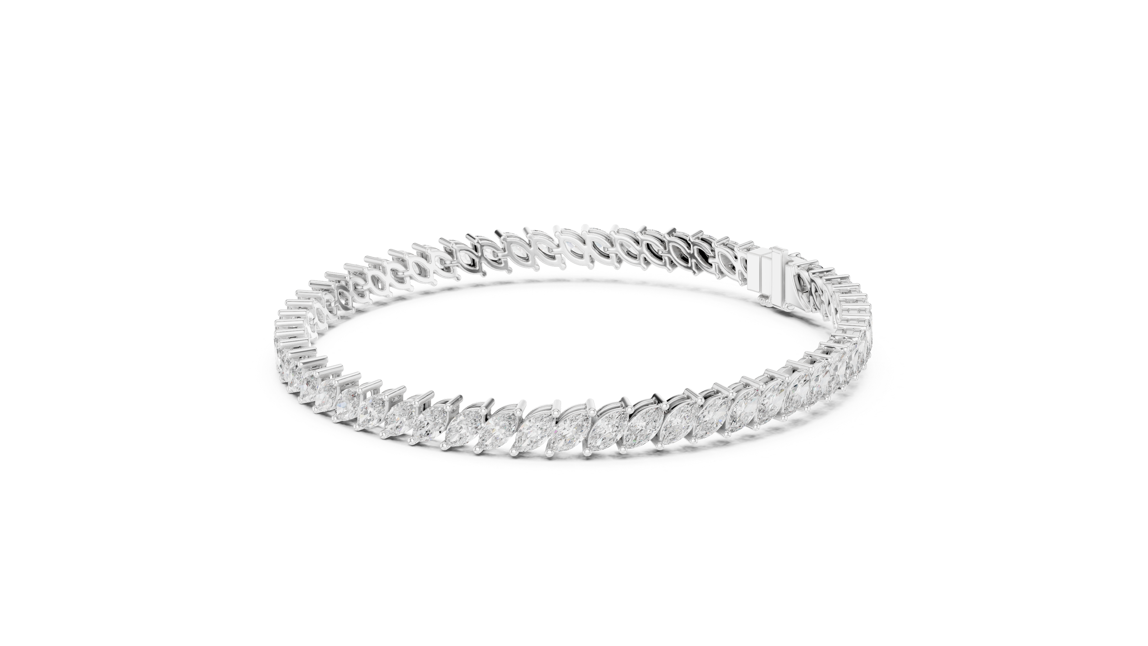 Luxury Marquise Diamond Bracelet