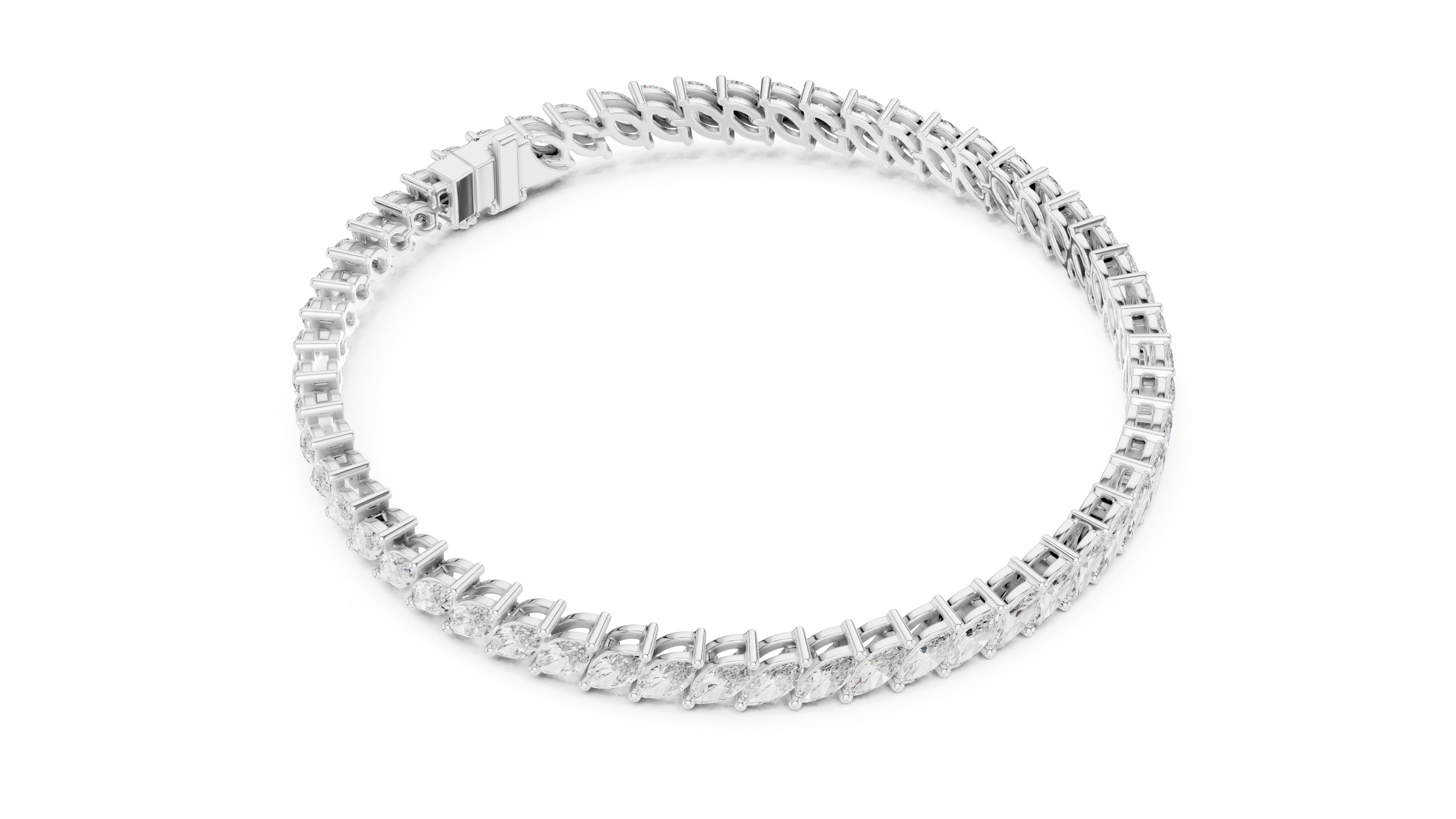 Luxury Marquise Diamond Bracelet