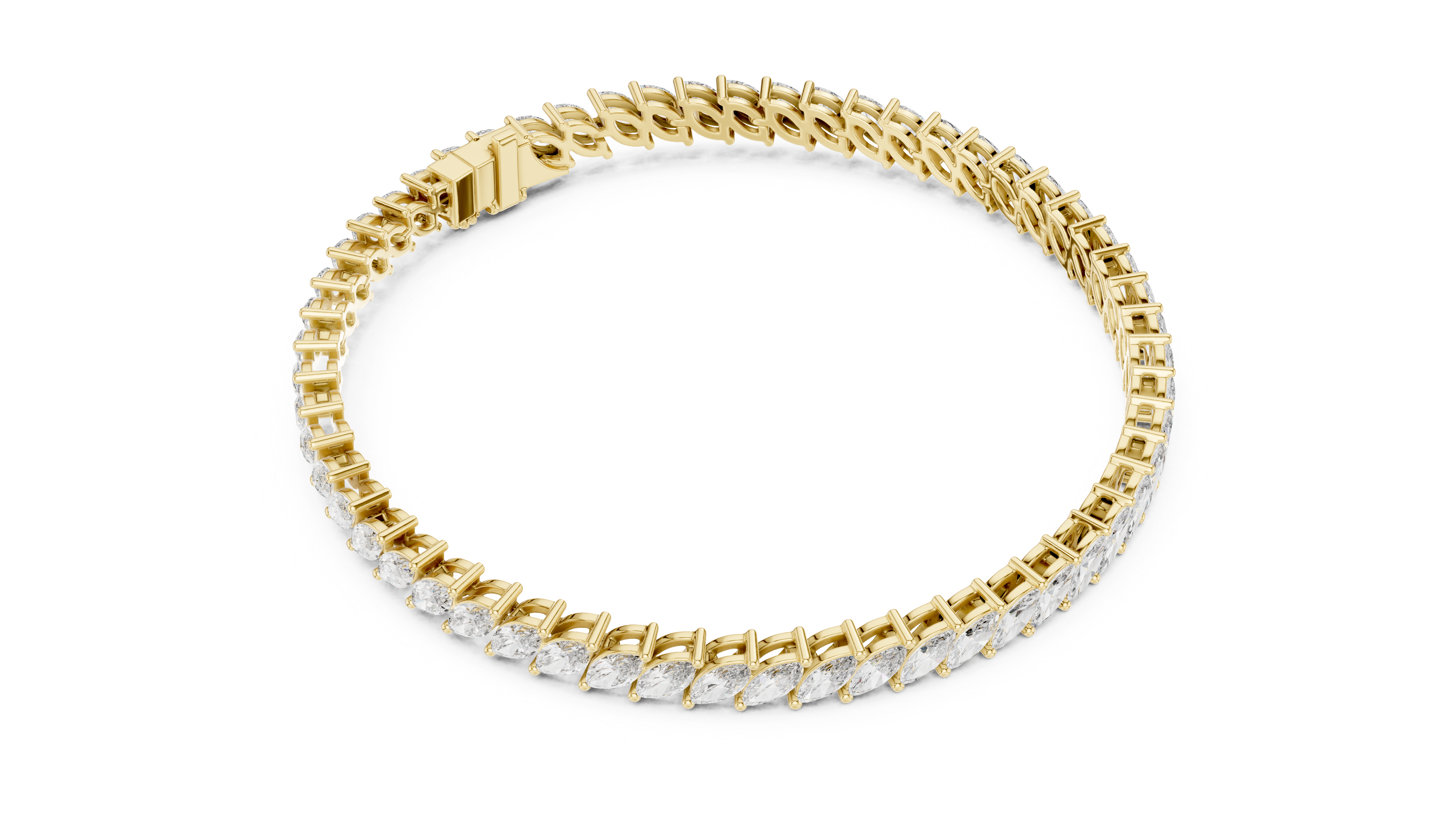 Luxury Marquise Diamond Bracelet