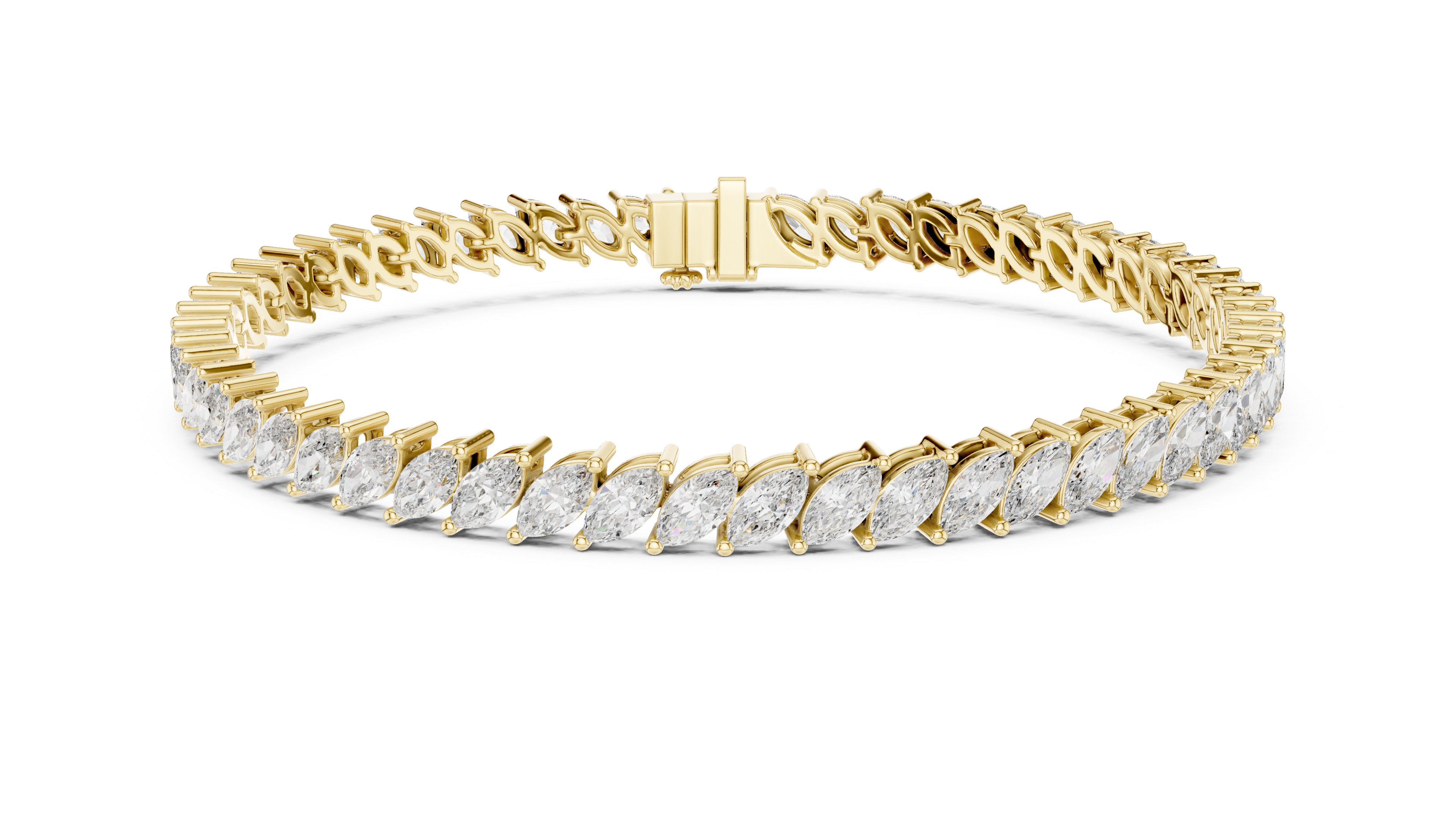 Luxury Marquise Diamond Bracelet