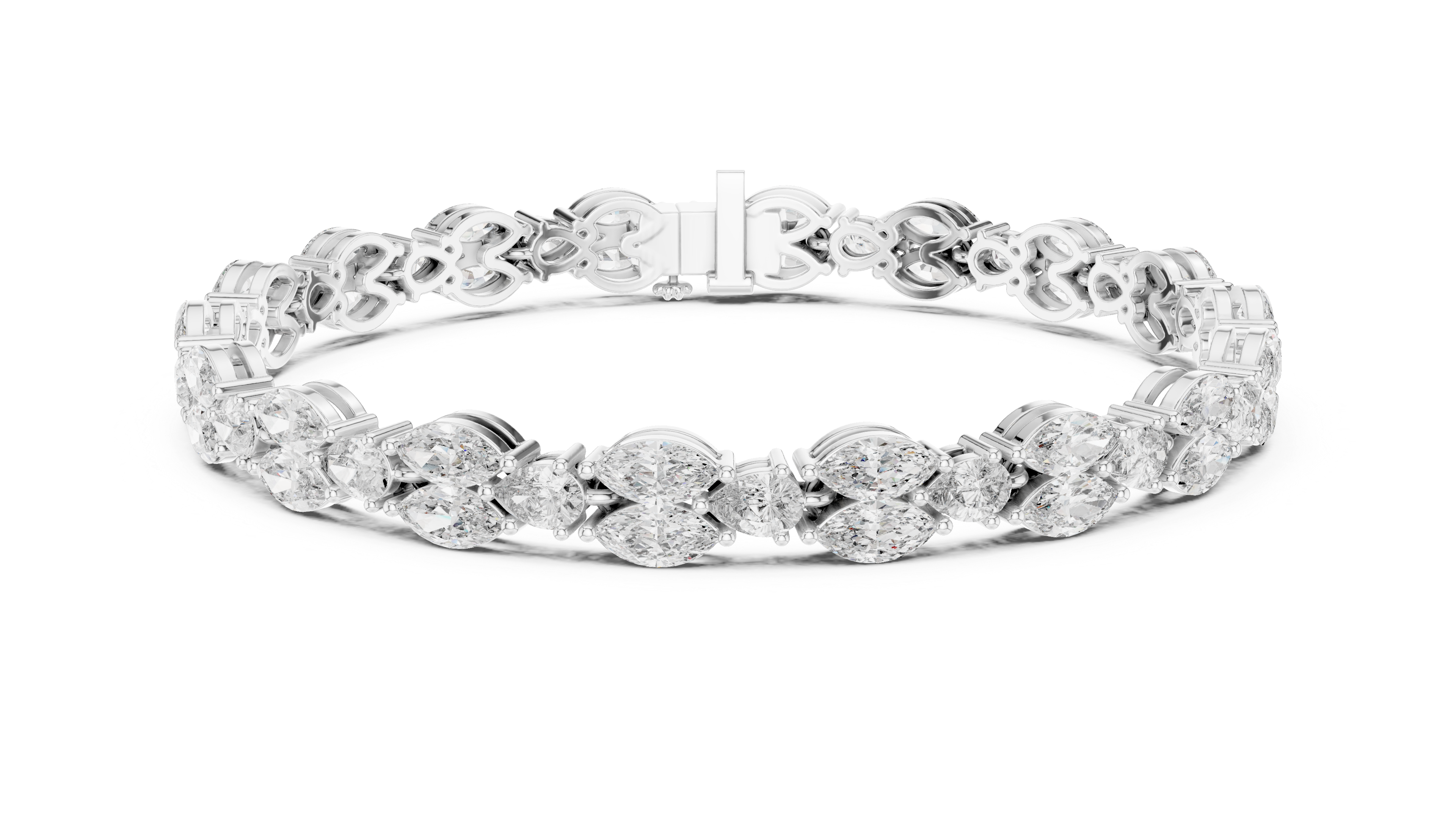 Luxury Marquise Diamond Bracelet