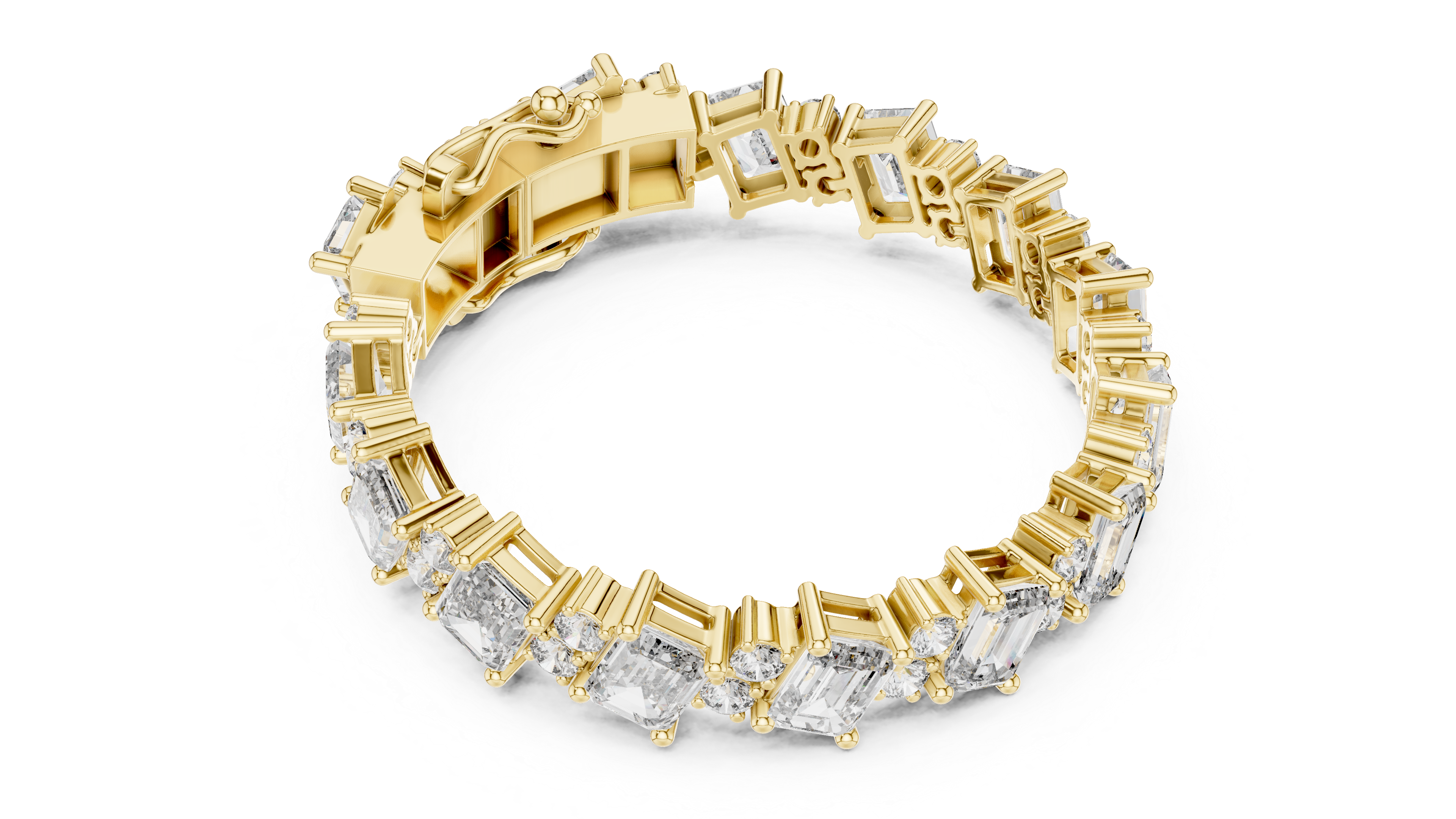 Luxury Emerald Diamond Bracelet