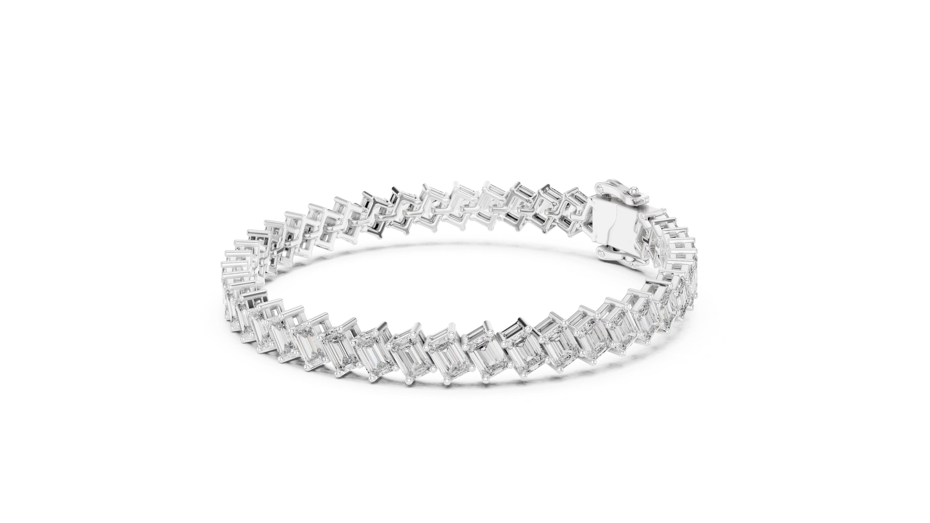 Luxury Emerald Cut Bracelet