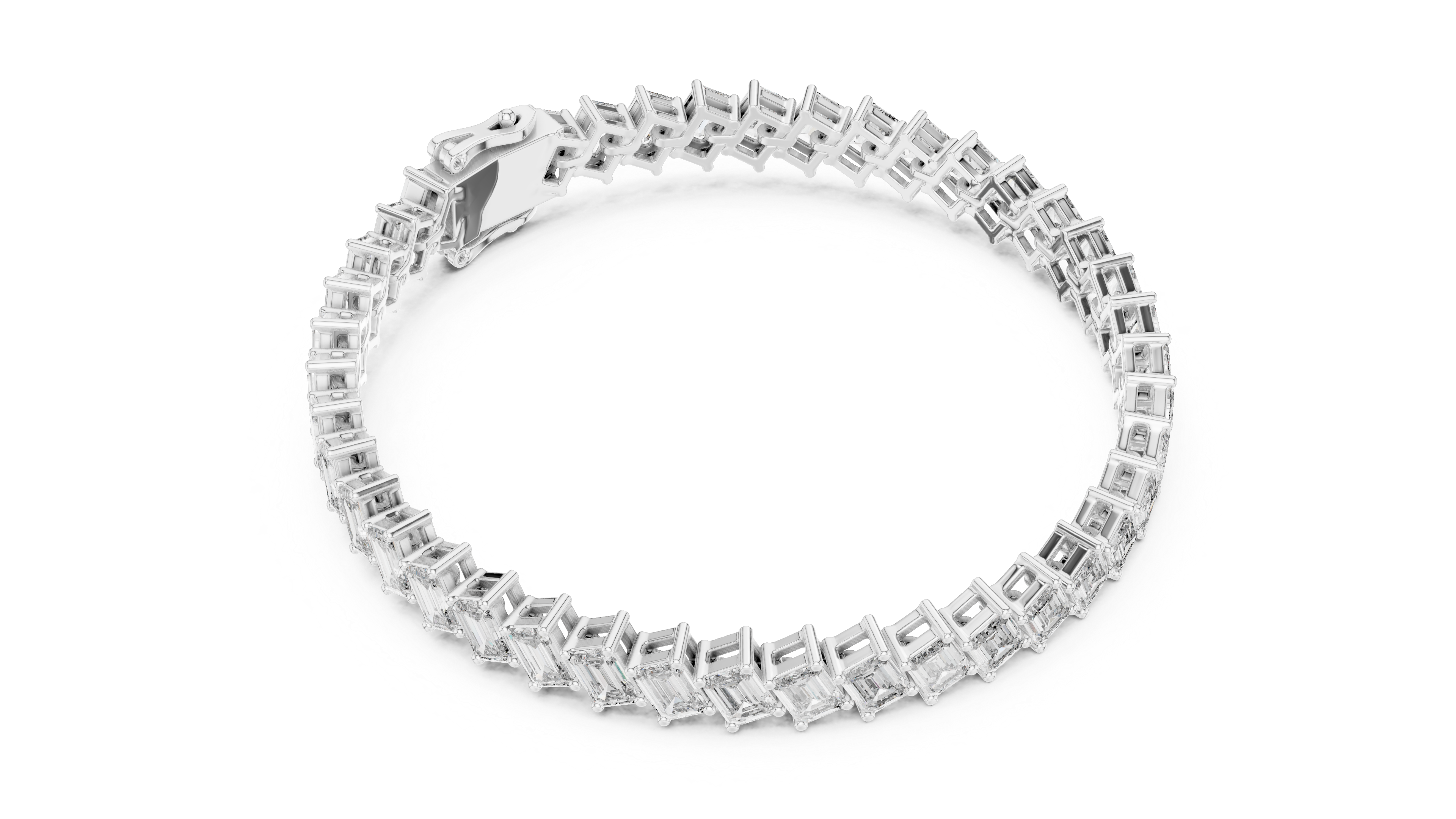 Luxury Emerald Cut Bracelet