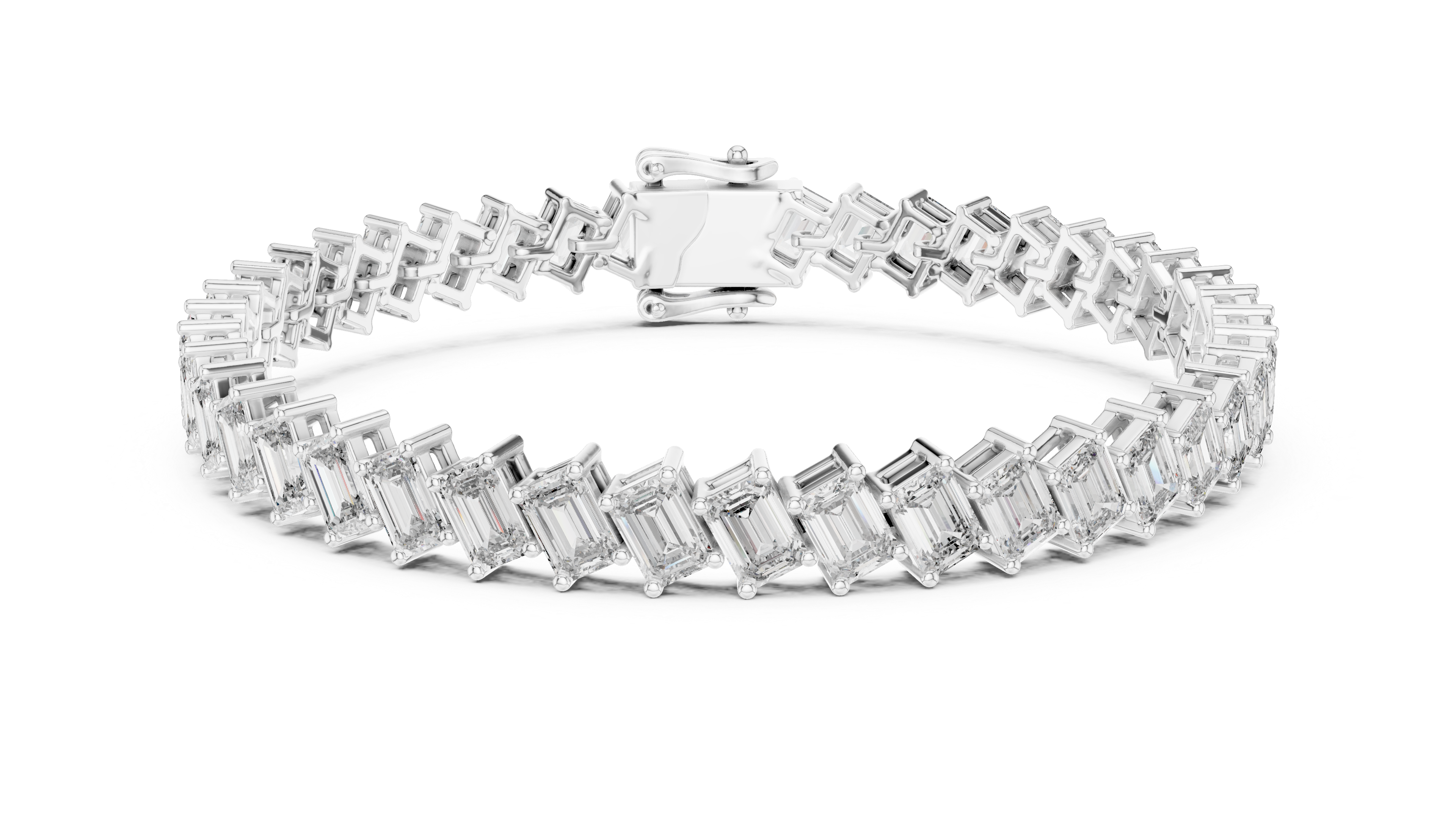 Luxury Emerald Cut Bracelet
