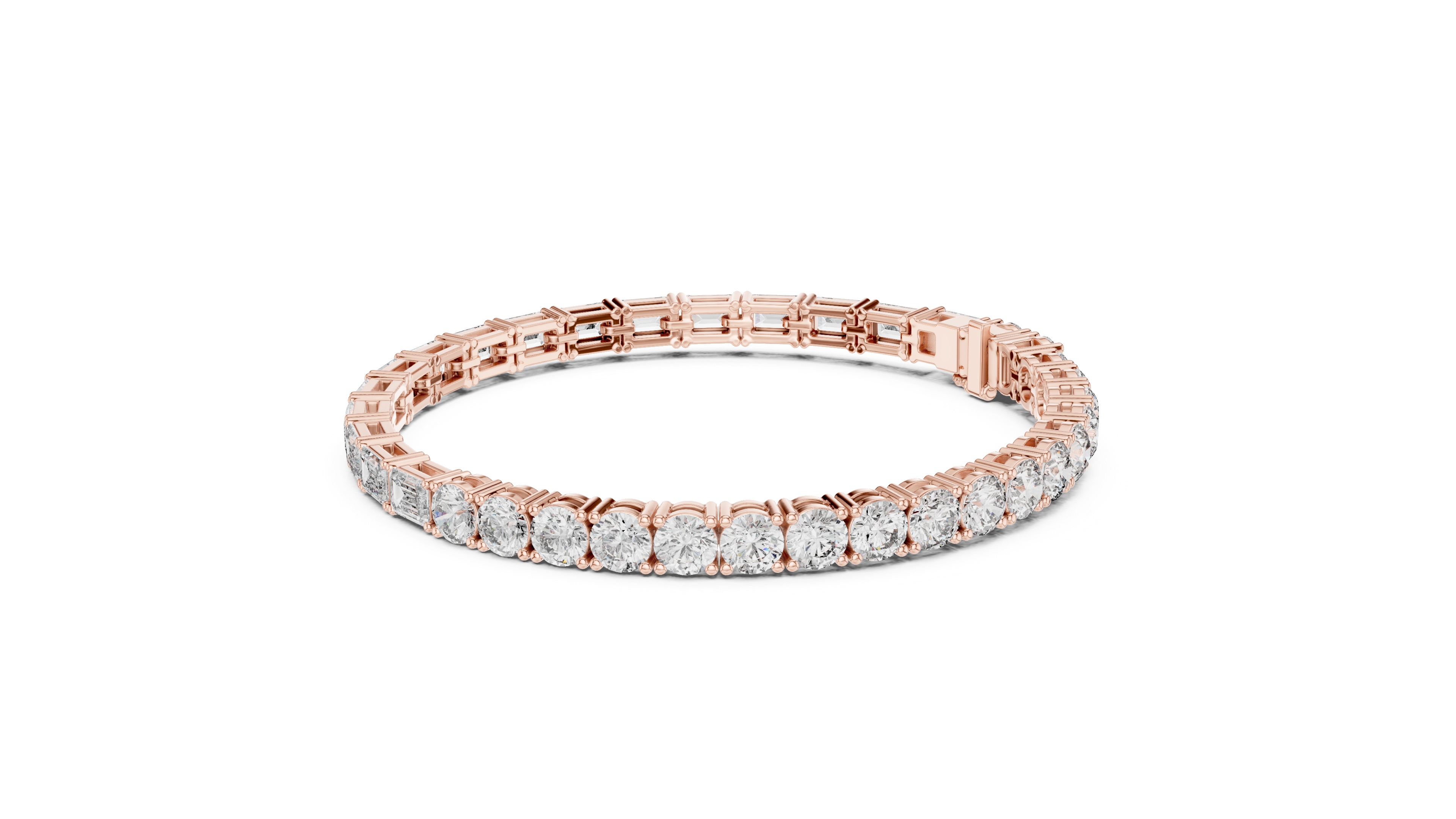 Luxury Mixed Cut Diamond Bracelet